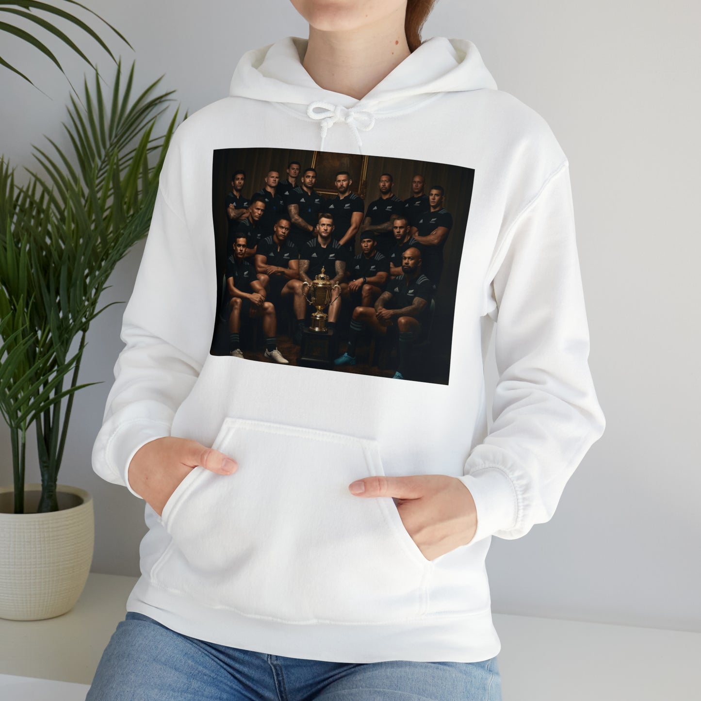 All Blacks with Web Ellis Cup - light hoodies