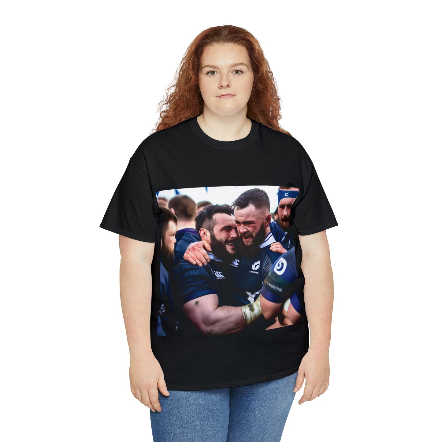 Post Match Scotland - dark shirts