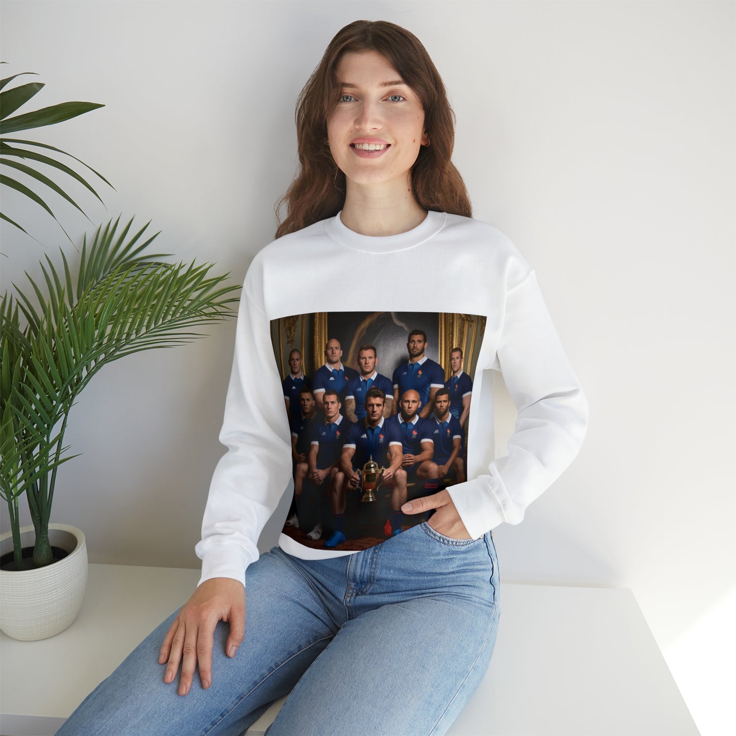 France World Cup Photoshoot - light sweatshirts