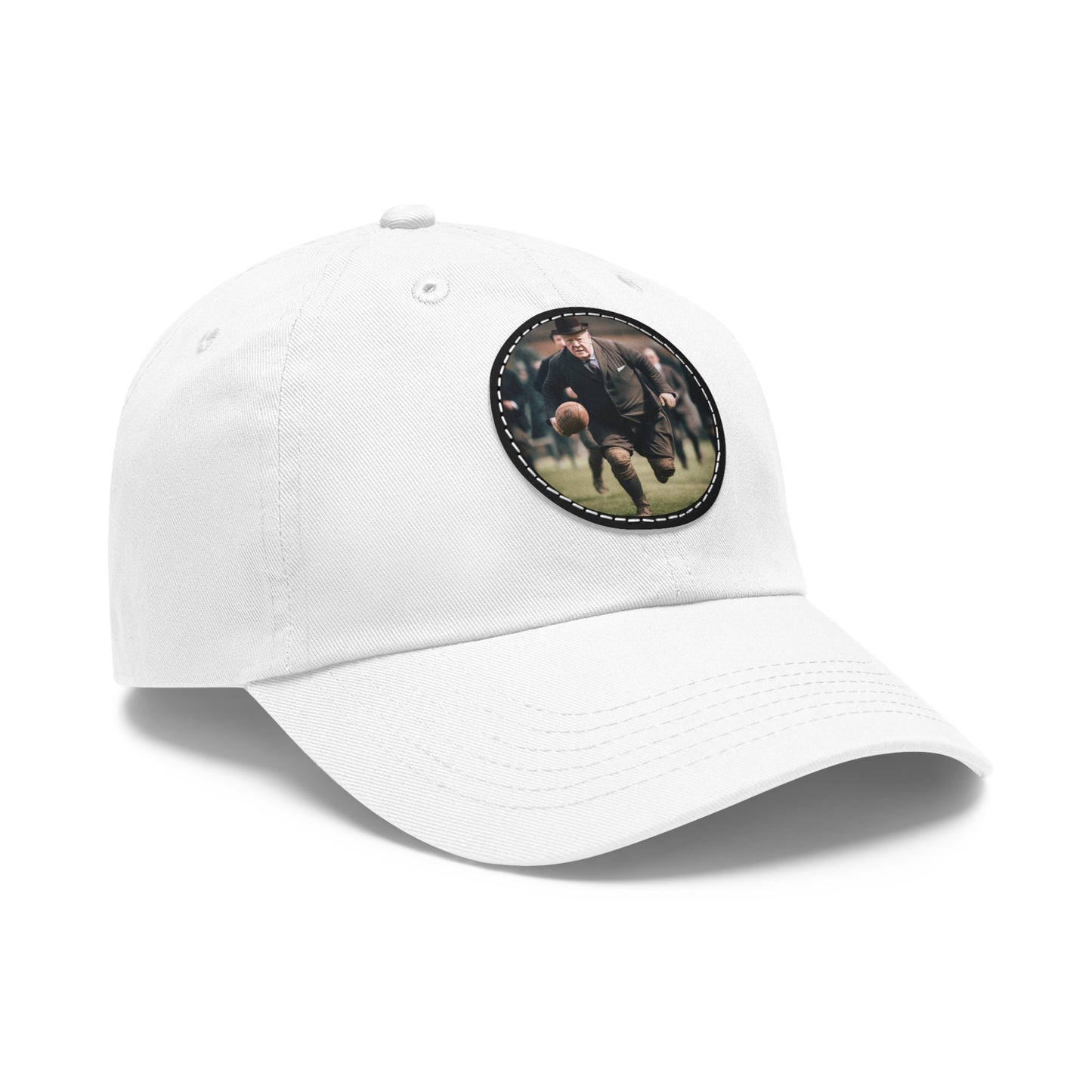 Winston Churchill Round Patch hat