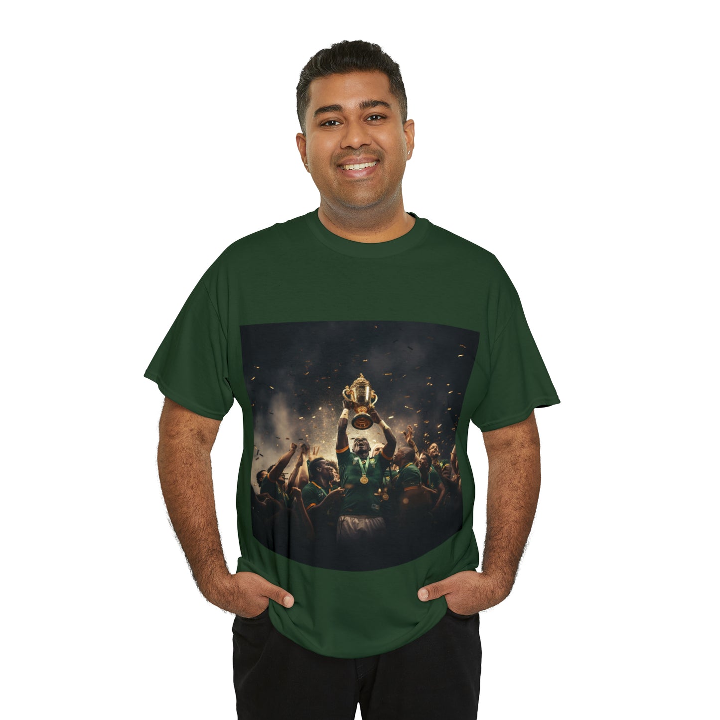 Springboks lifting RWC - dark shirts