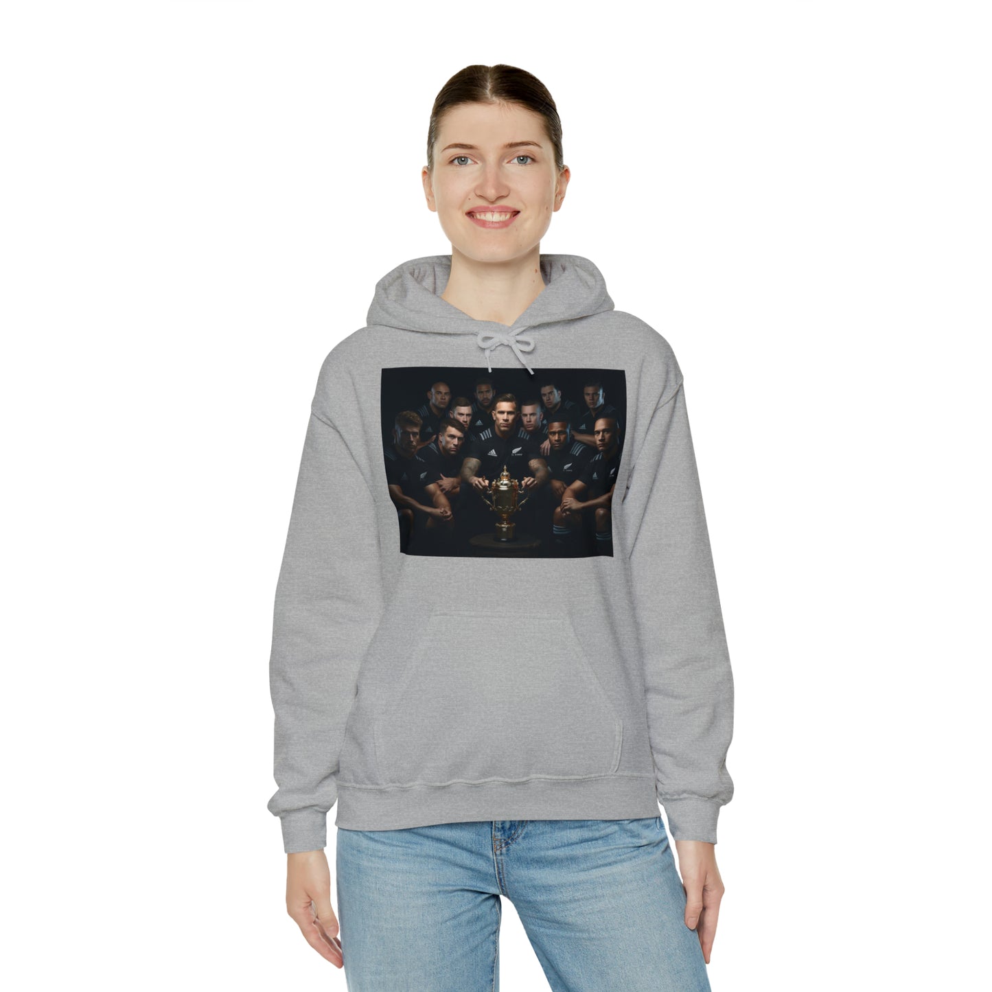 All Blacks Winners Photoshoot - light hoodies