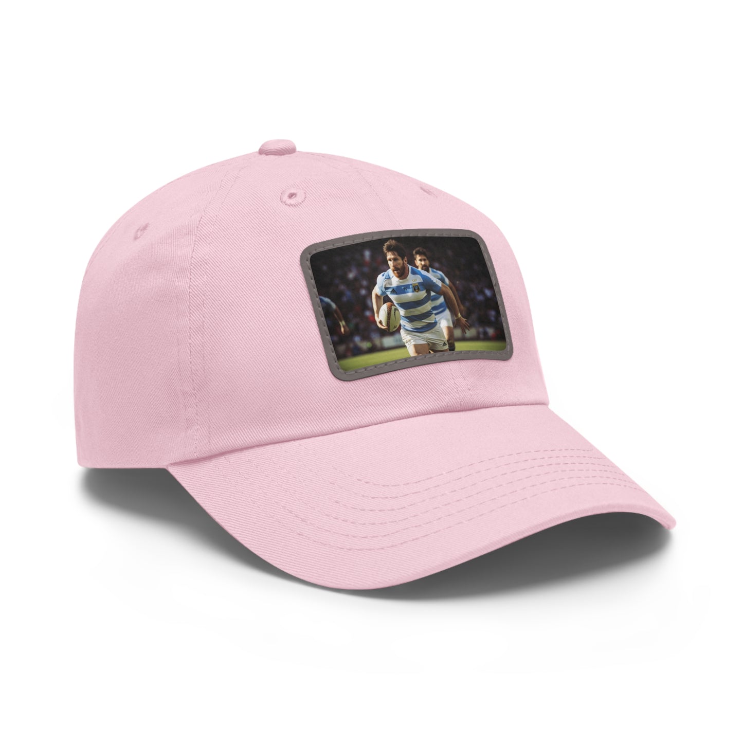 Rugby Messi Rectangle Leather Patch Hat