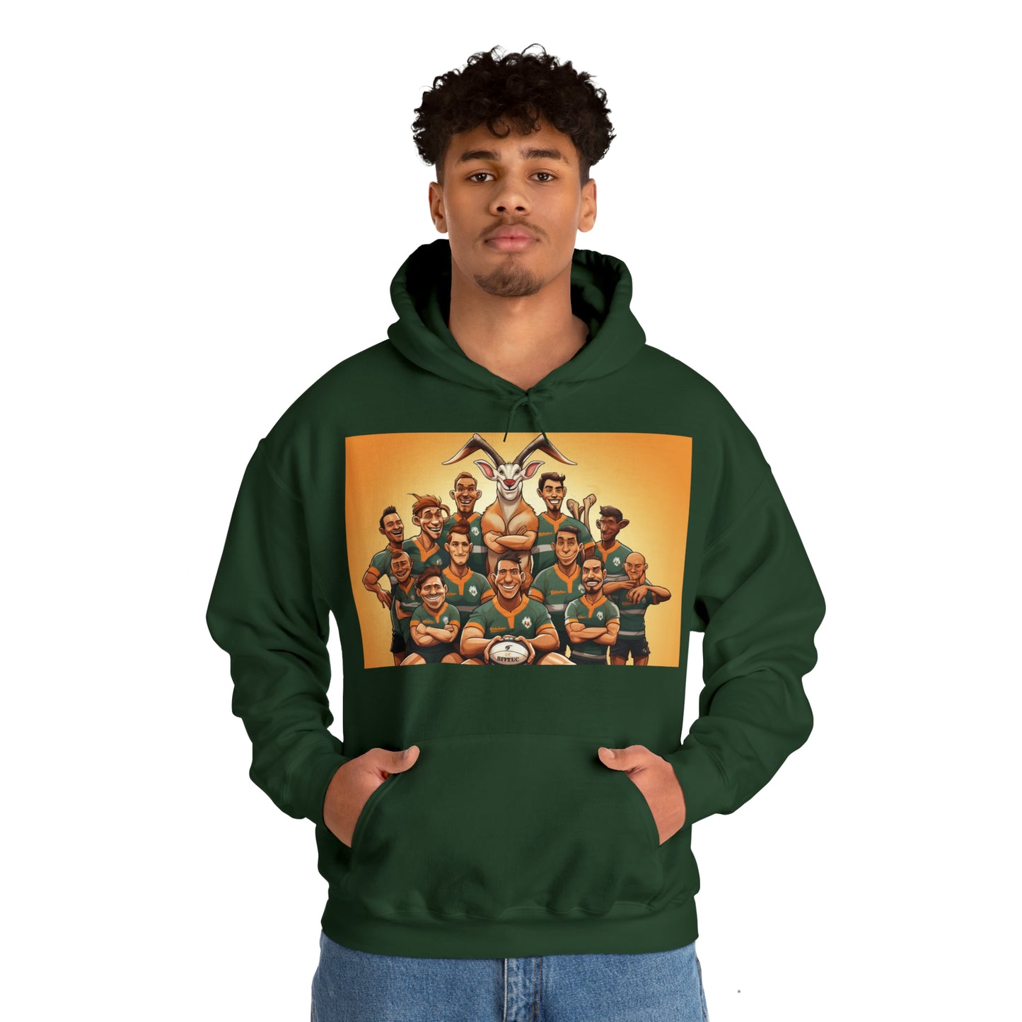 Springboks Team Photo - dark hoodies