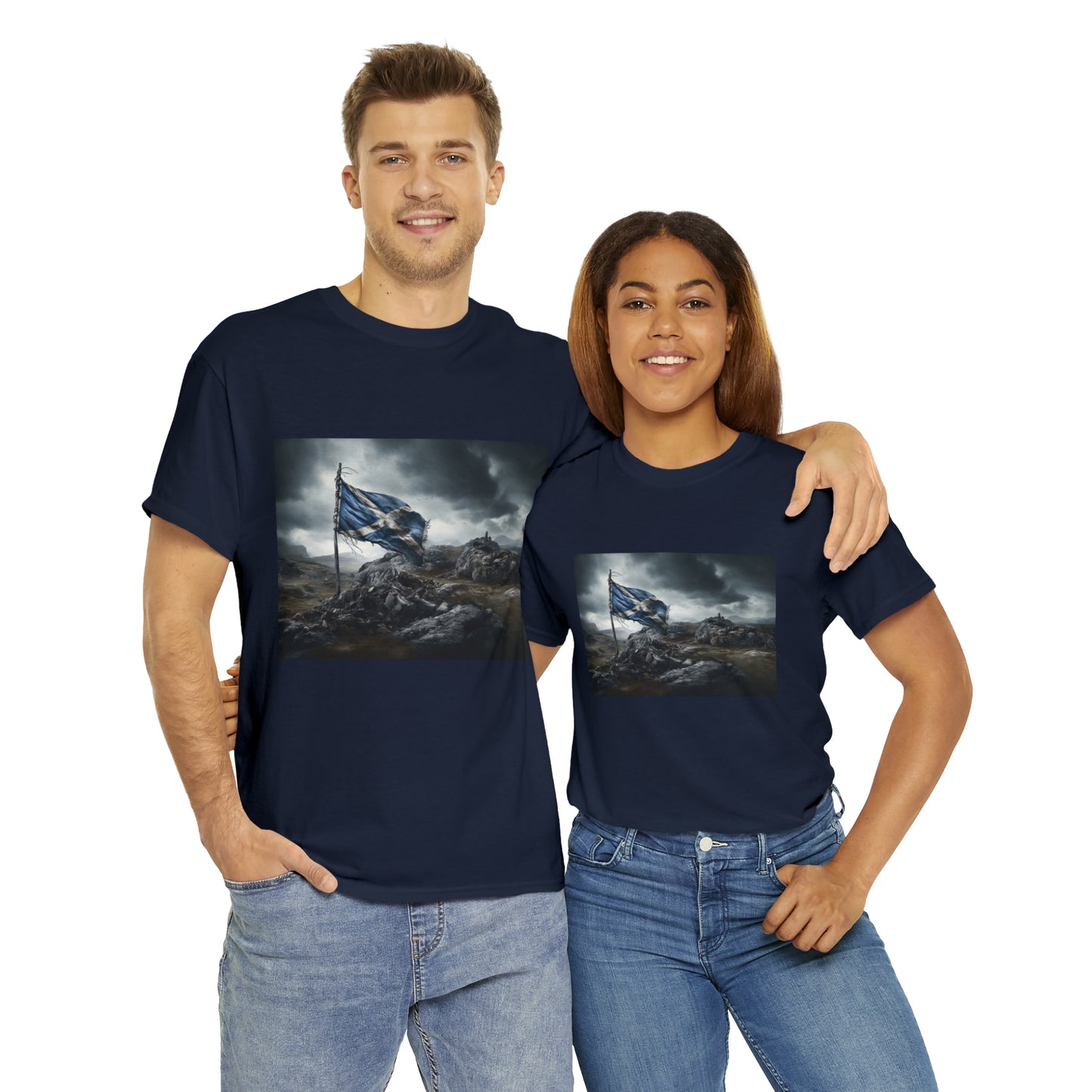 Scottish Flag - dark shirts