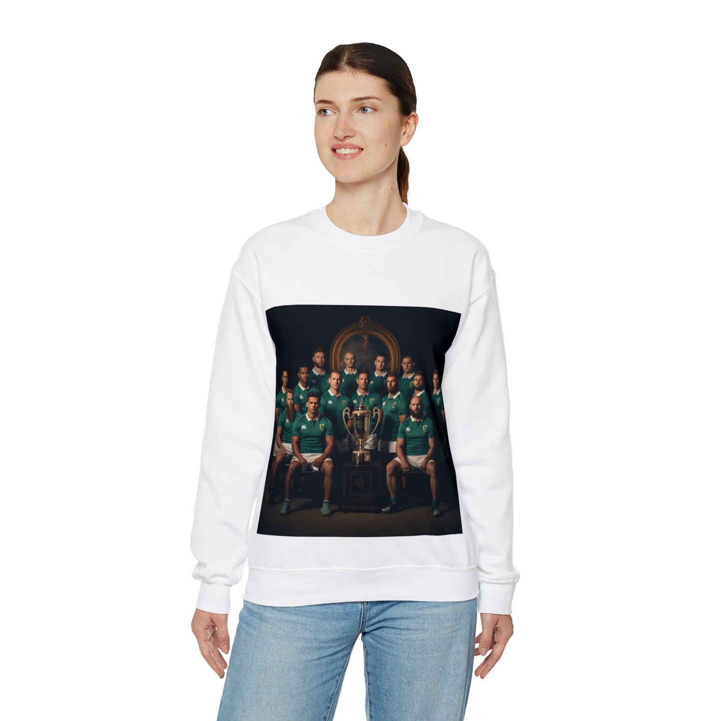Ireland World Cup photoshoot - light sweatshirts