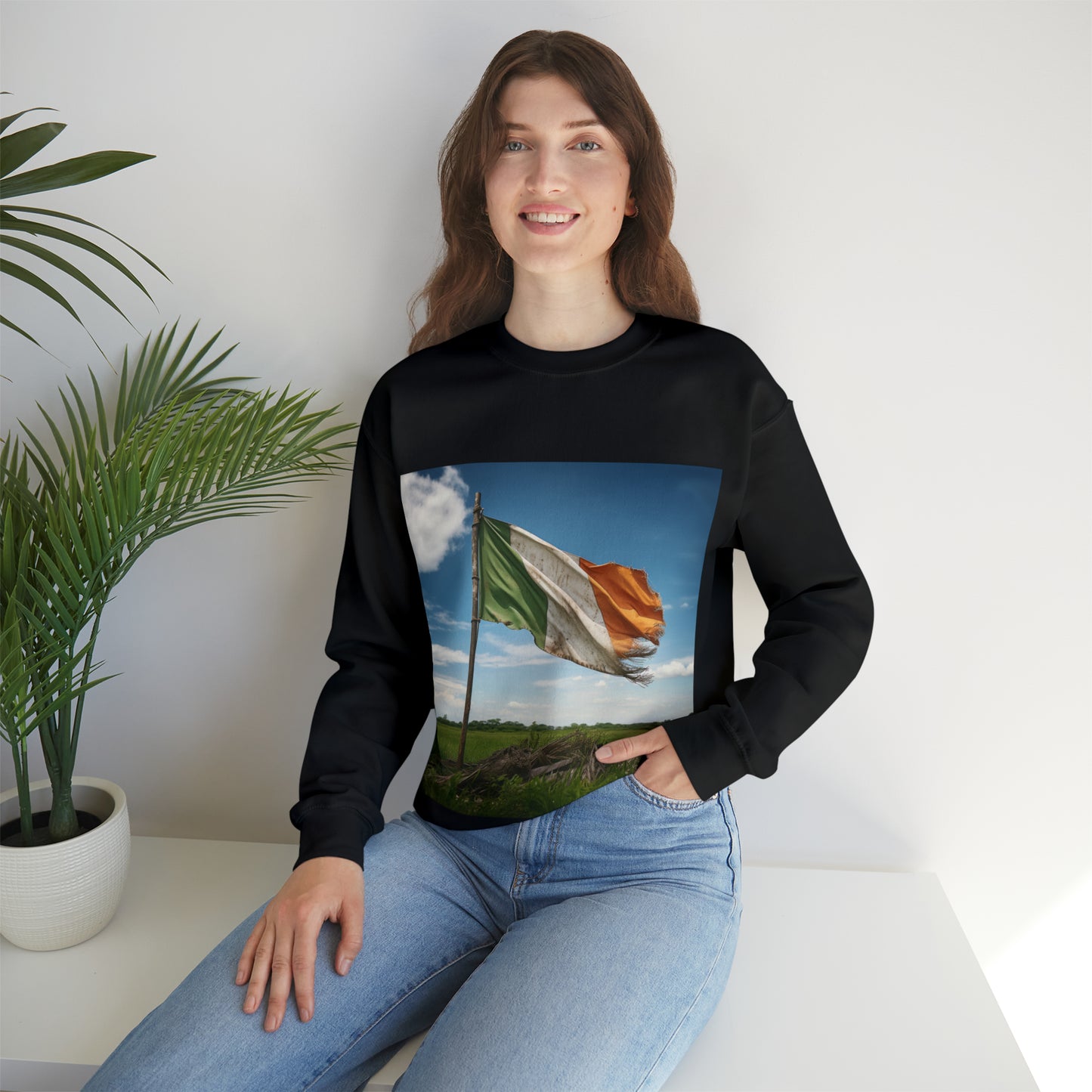 Irish Flag - dark sweatshirts