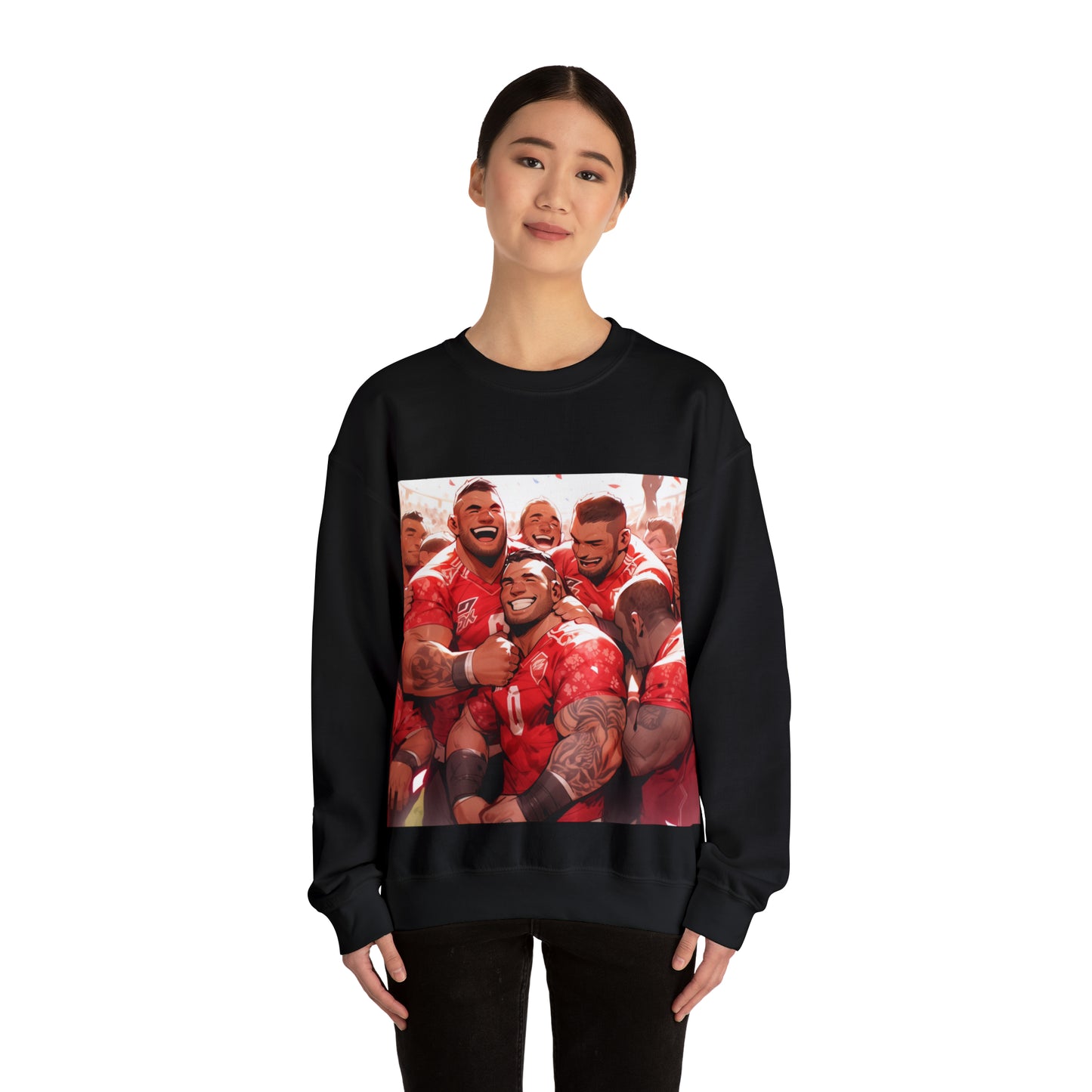 Happy Tonga - black sweatshirt