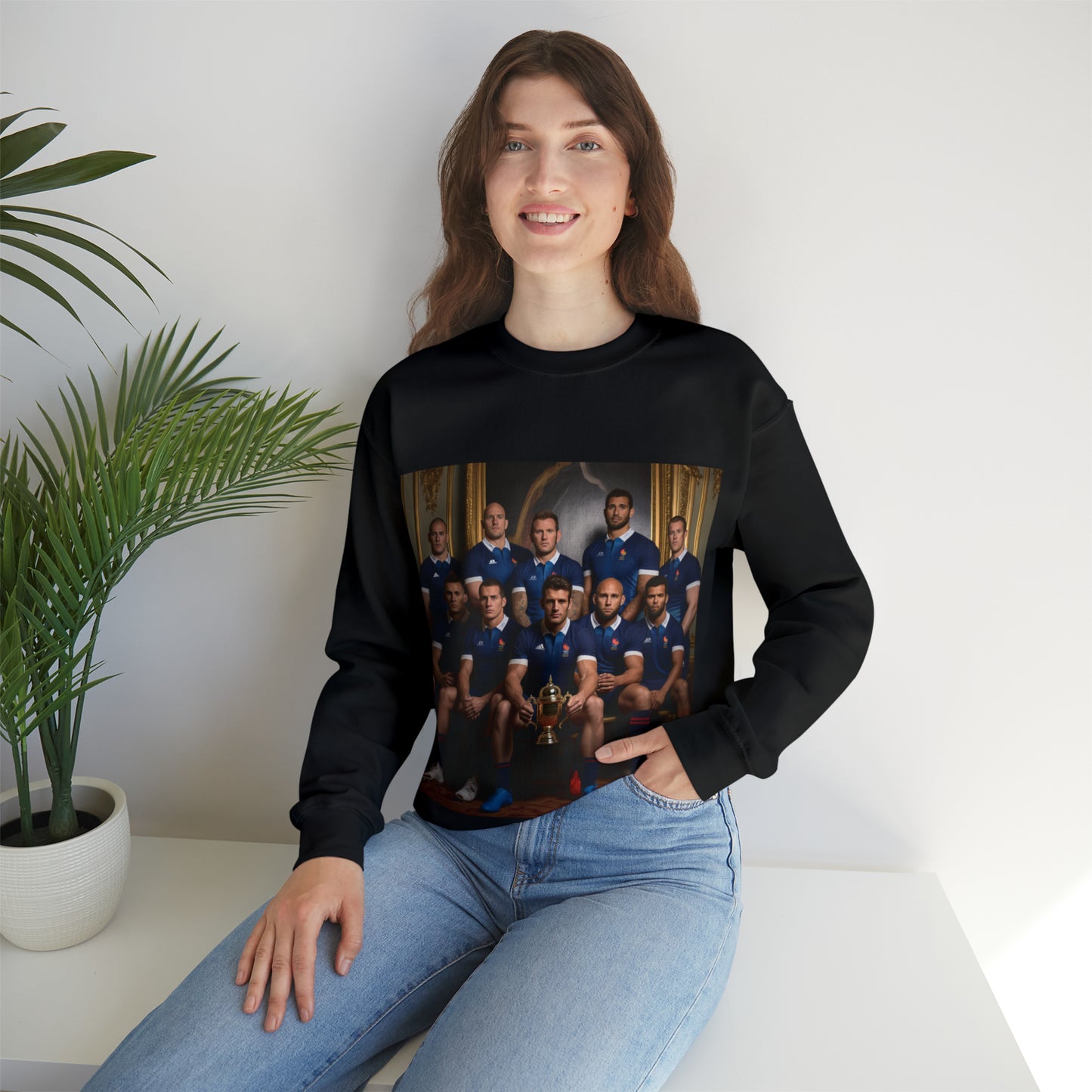 France World Cup Photoshoot - dark sweatshirts