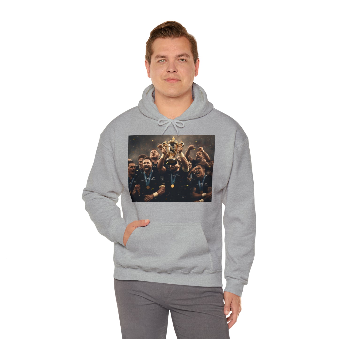 All Blacks World Cup Winners - light hoodies