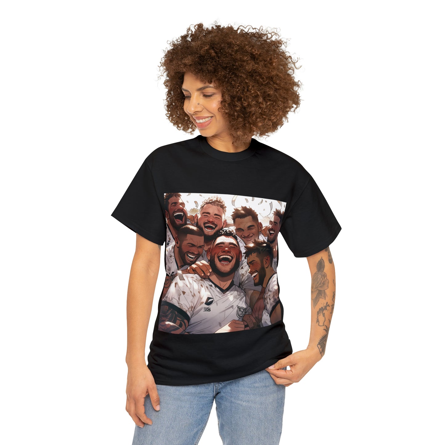 Happy Fiji - black shirt