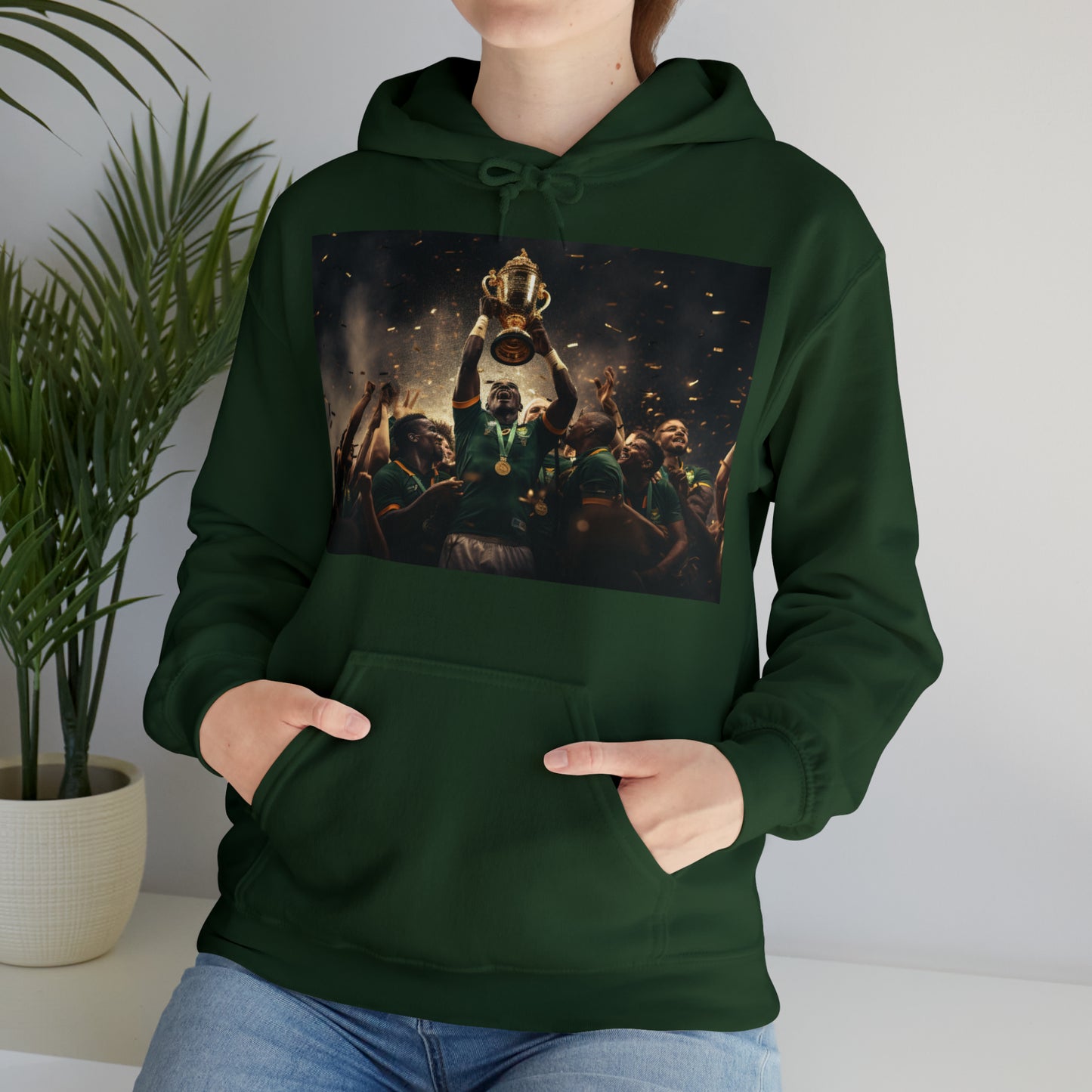 Springboks lifting RWC - dark hoodies