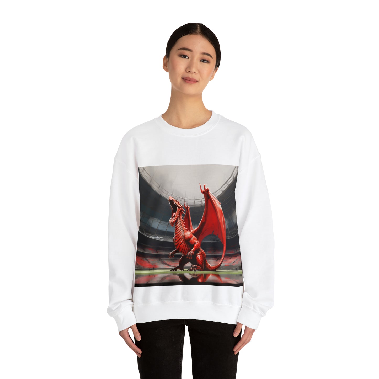 Welsh Dragon 2 - light sweatshirts