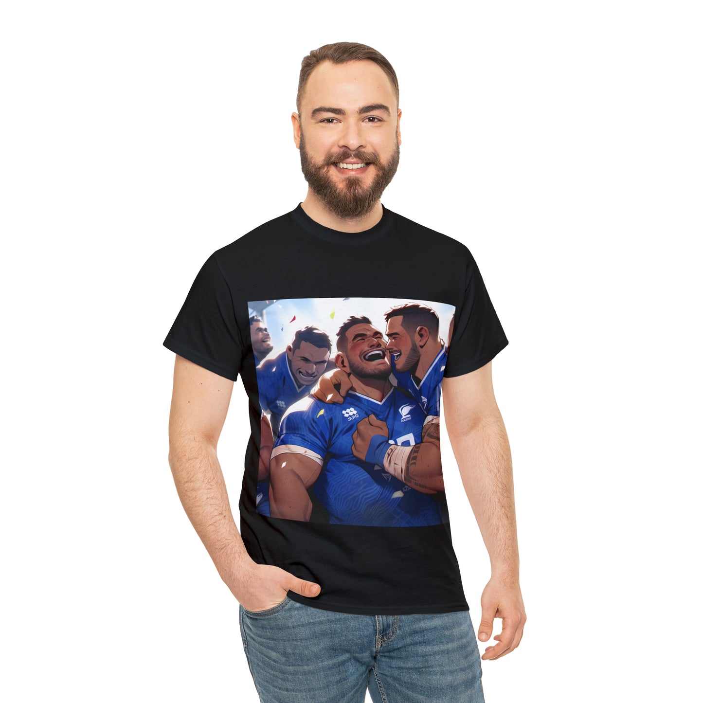 Post Match Samoa - dark shirts