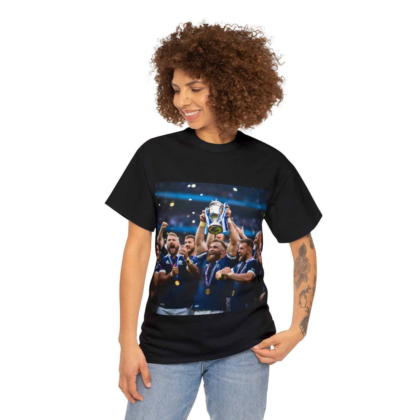 Scotland Winning RWC - dark shirts