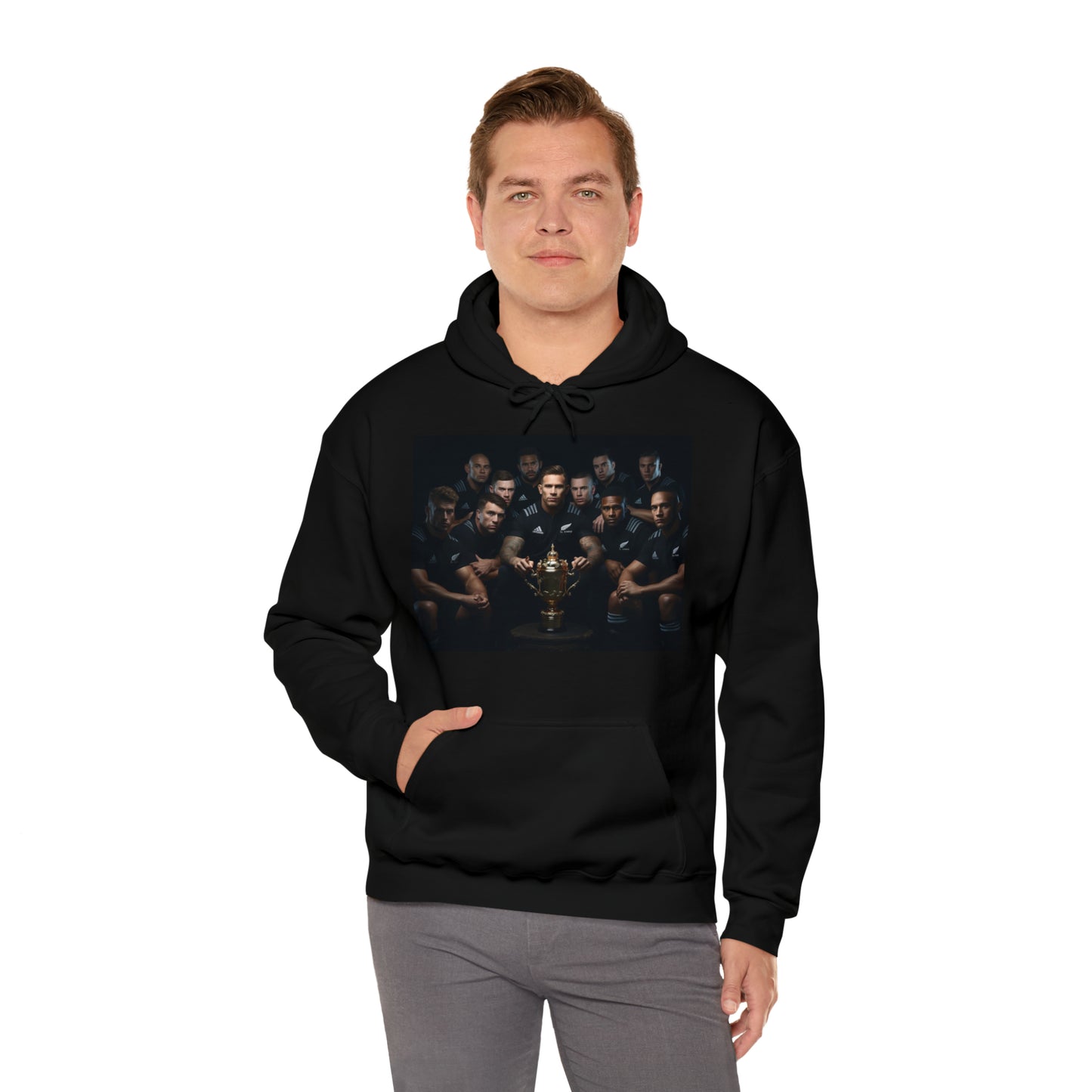 All Blacks Winners Photoshoot - black hoodie