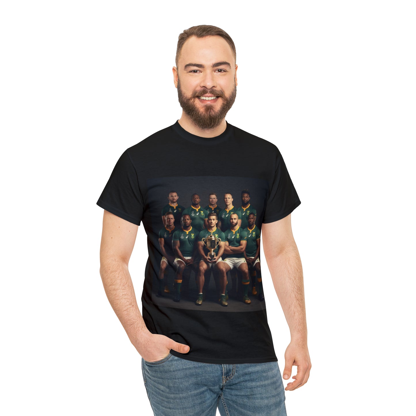 Springbok RWC photoshoot - dark shirts