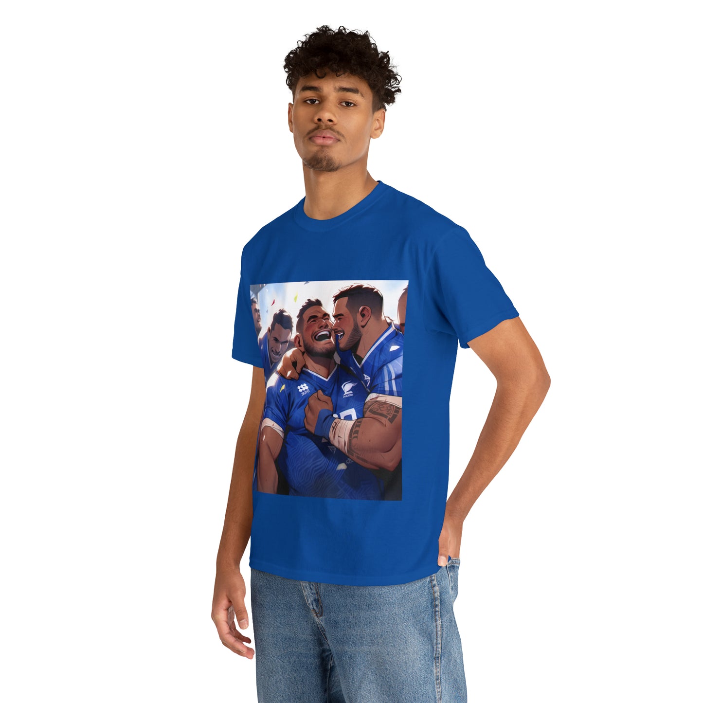 Post Match Samoa - dark shirts