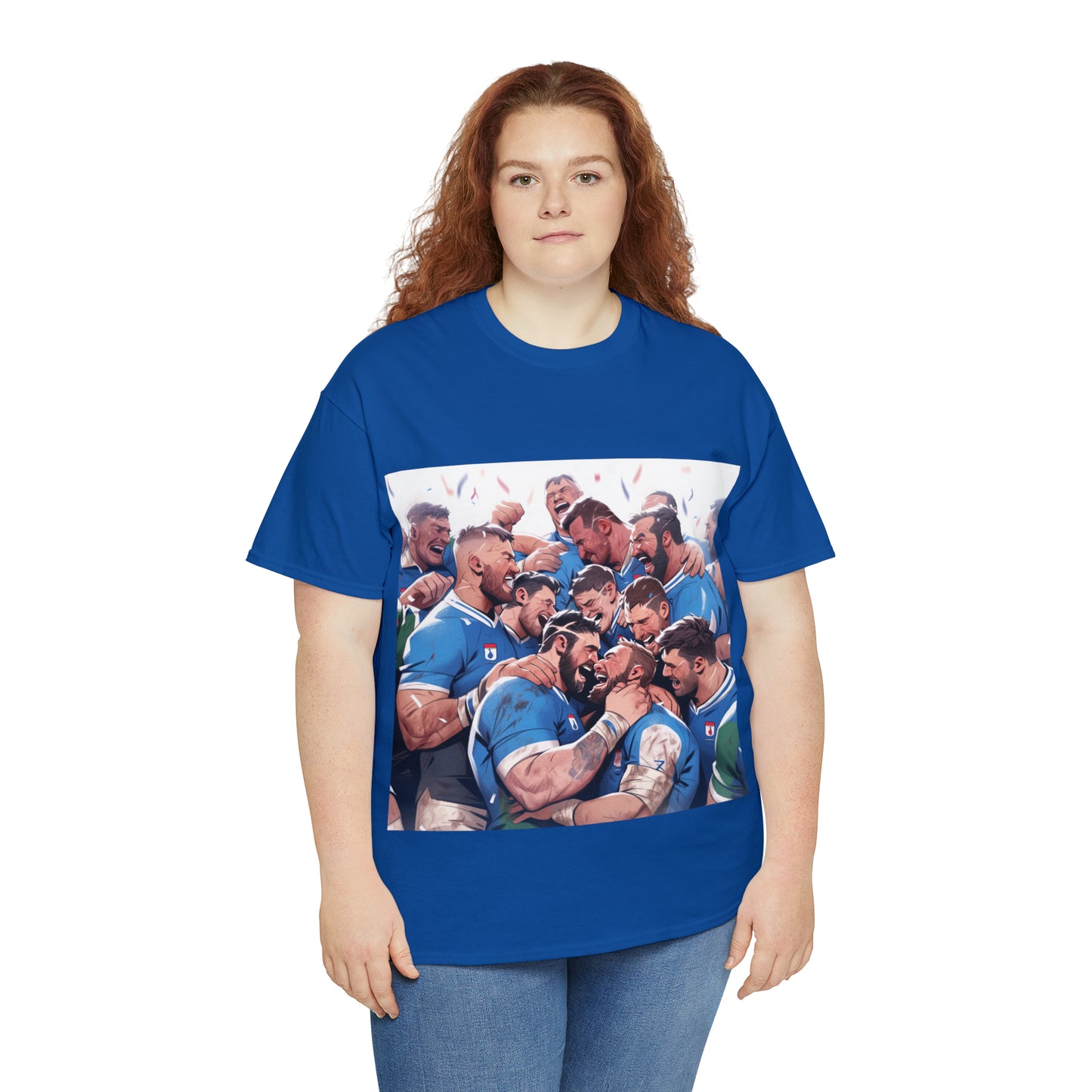 Post Match Italy - dark shirts