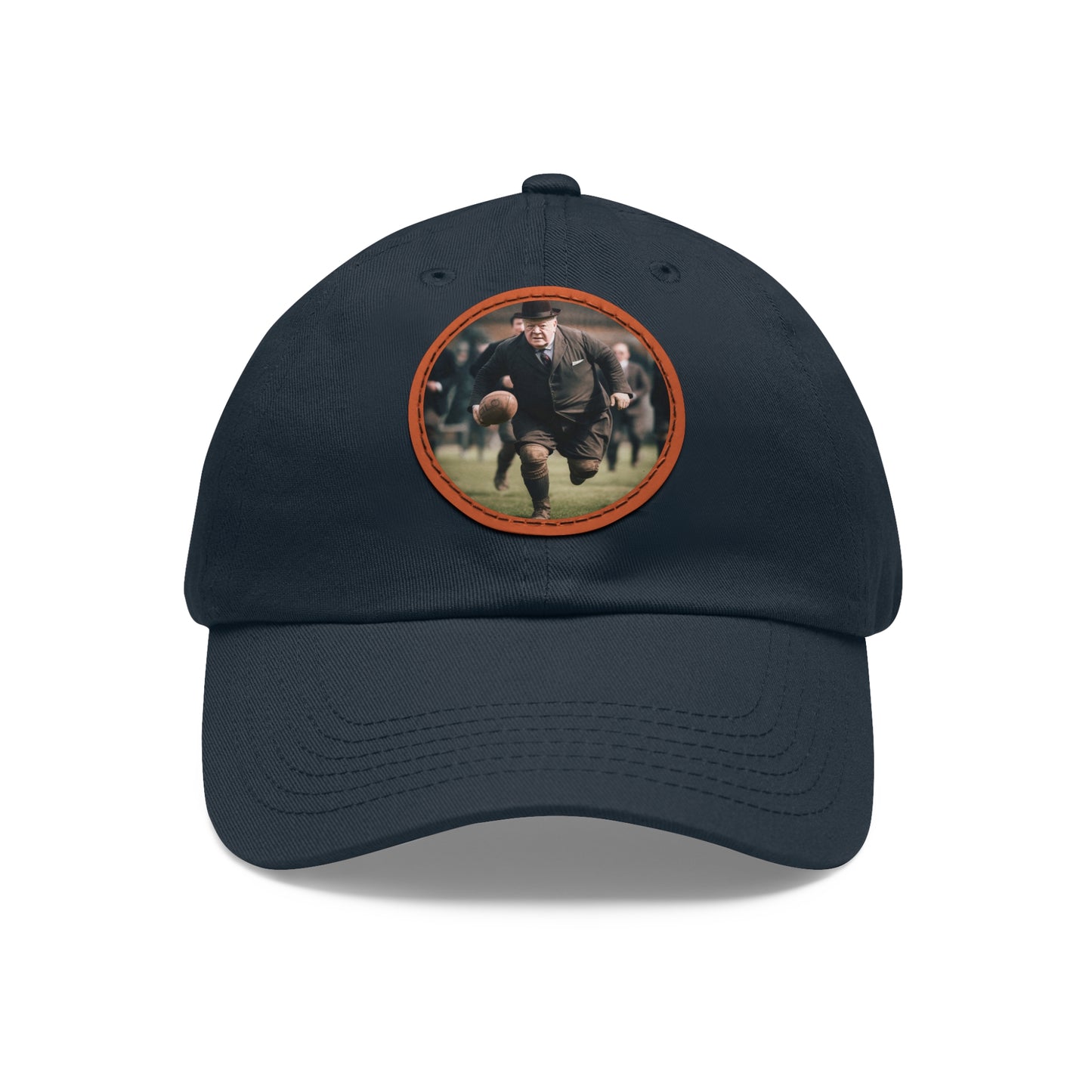 Winston Churchill Round Patch hat