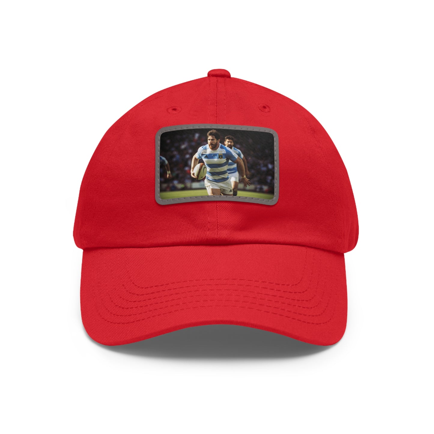 Rugby Messi Rectangle Leather Patch Hat