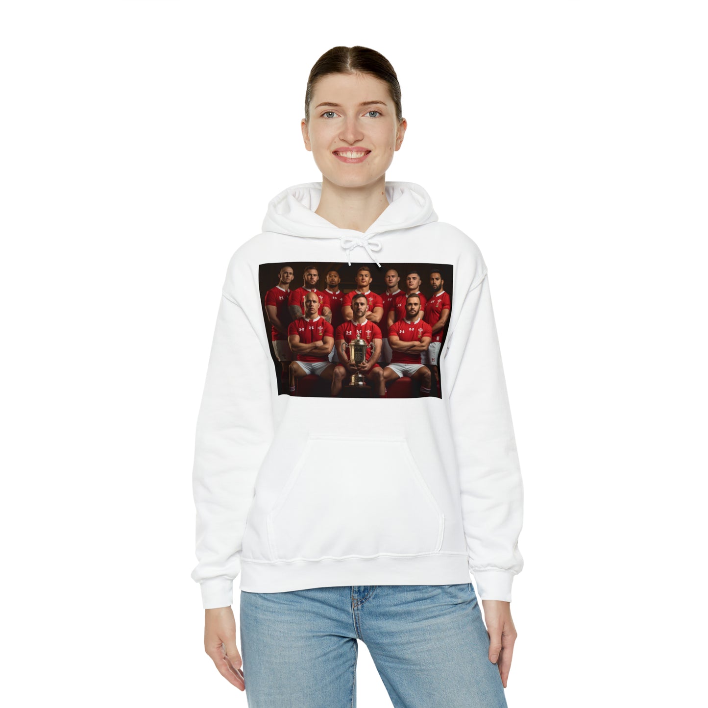Wales RWC Photoshoot - light hoodies