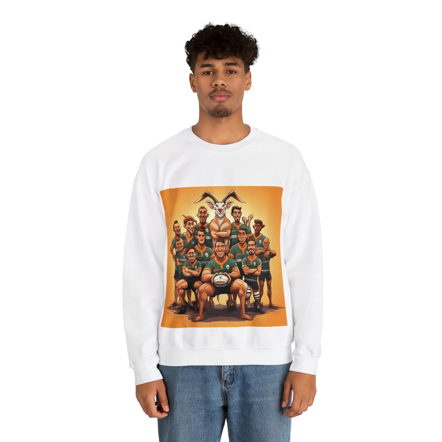Springboks Team Photo - light sweatshirt