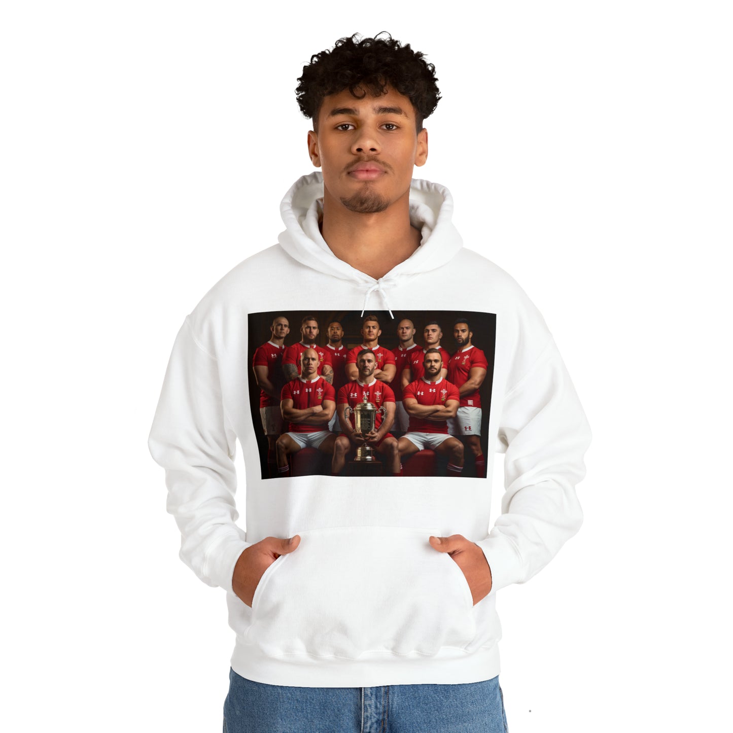 Wales RWC Photoshoot - light hoodies