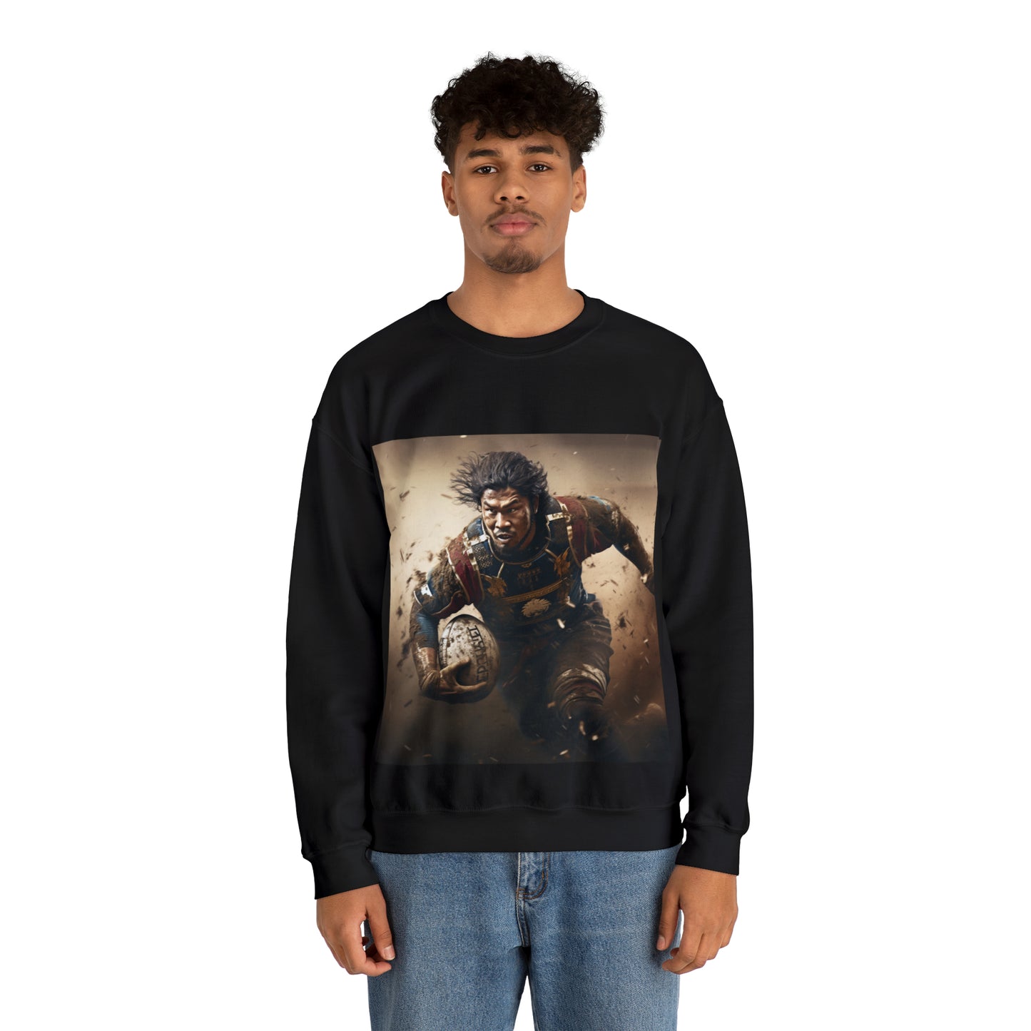 Rugby Samurai - black sweatshirt