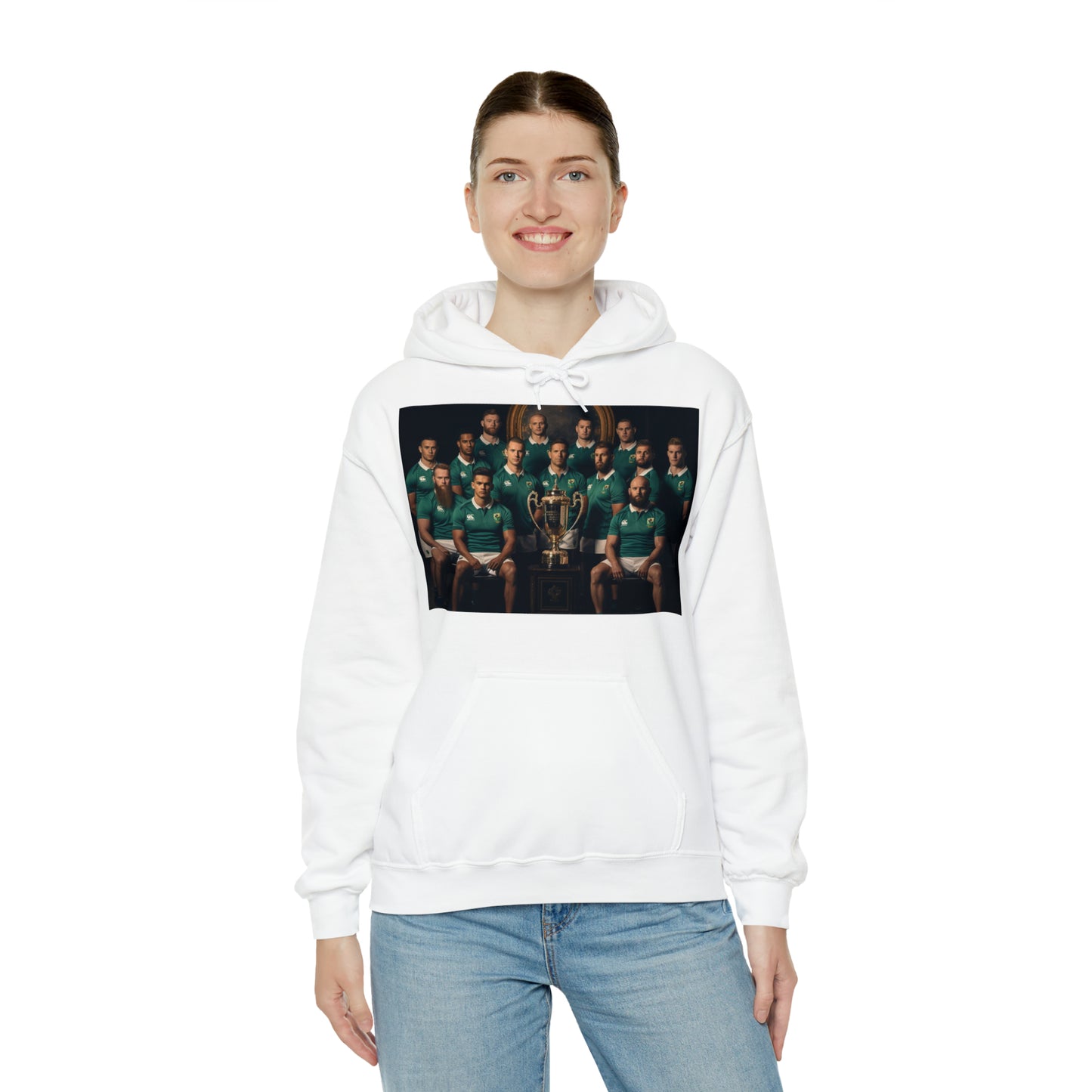 Ireland World Cup photoshoot - light hoodies