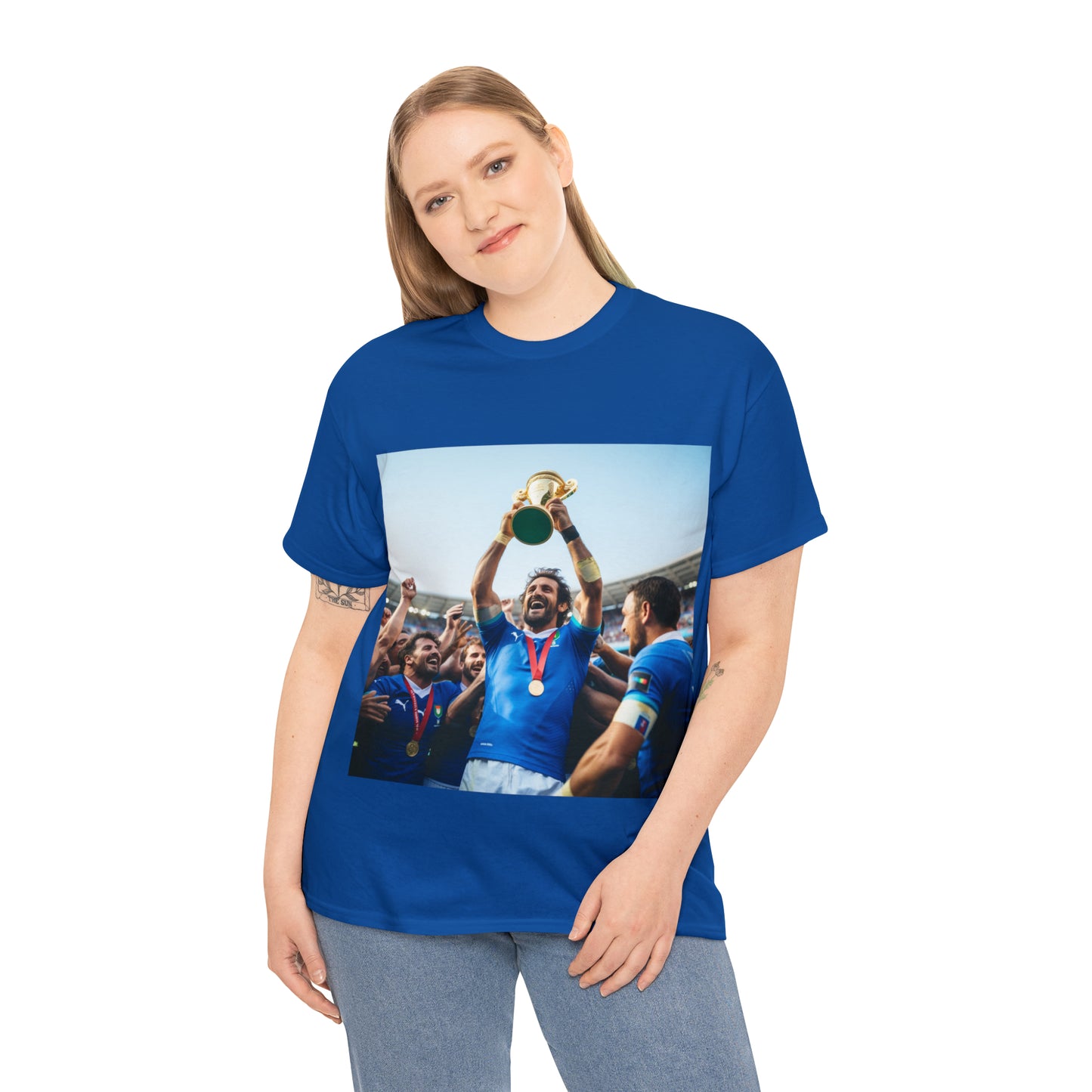Italy Lifting the RWC - dark shirts