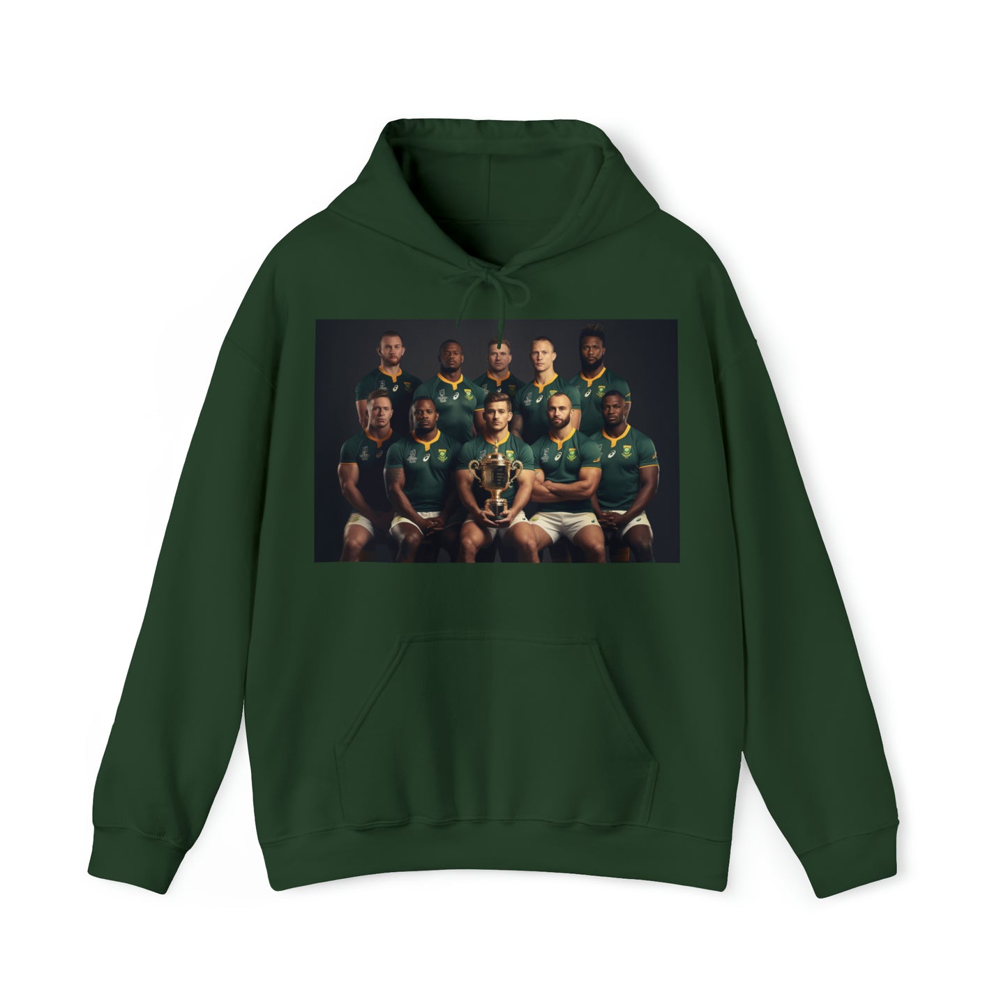 Springbok RWC photoshoot - dark hoodies