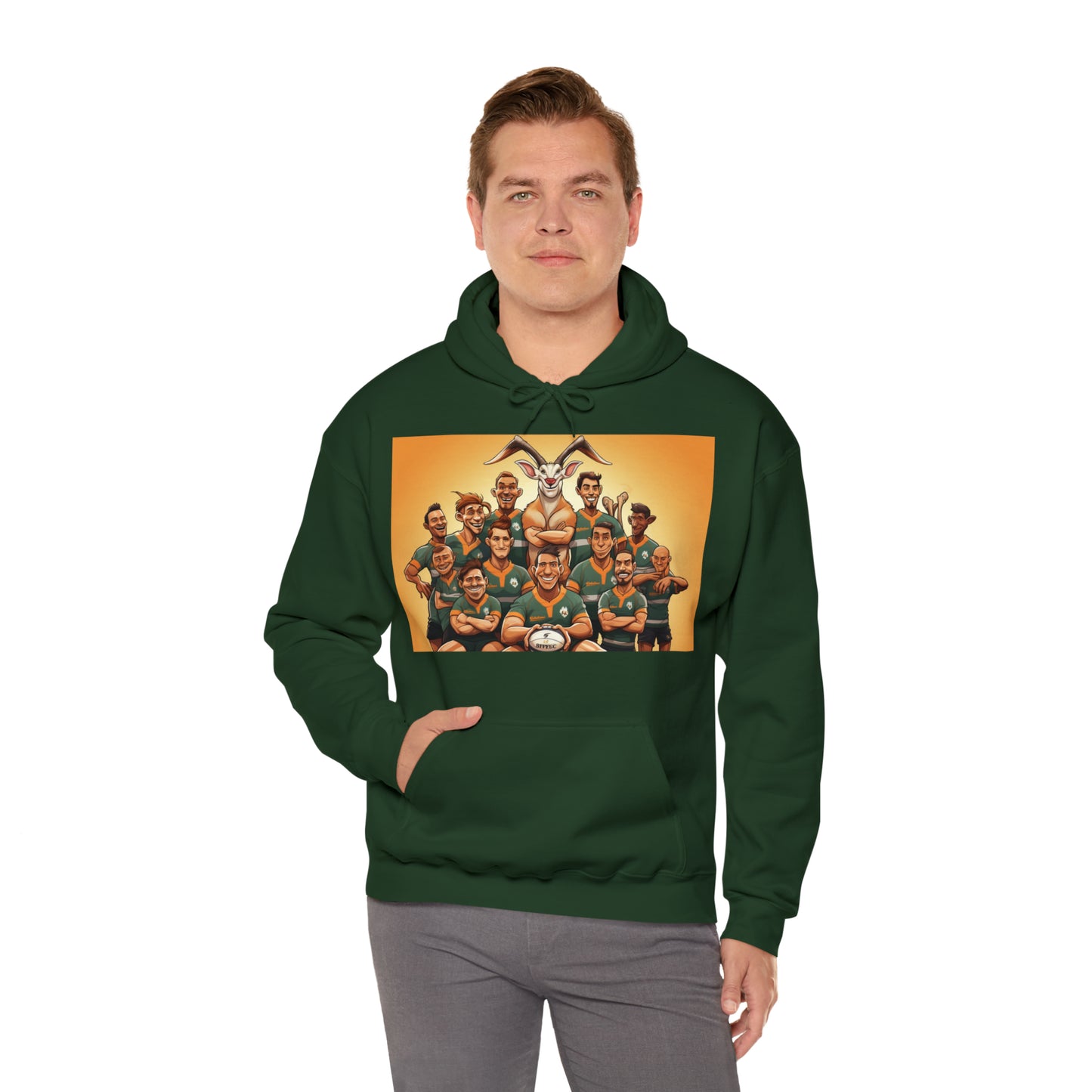 Springboks Team Photo - dark hoodies