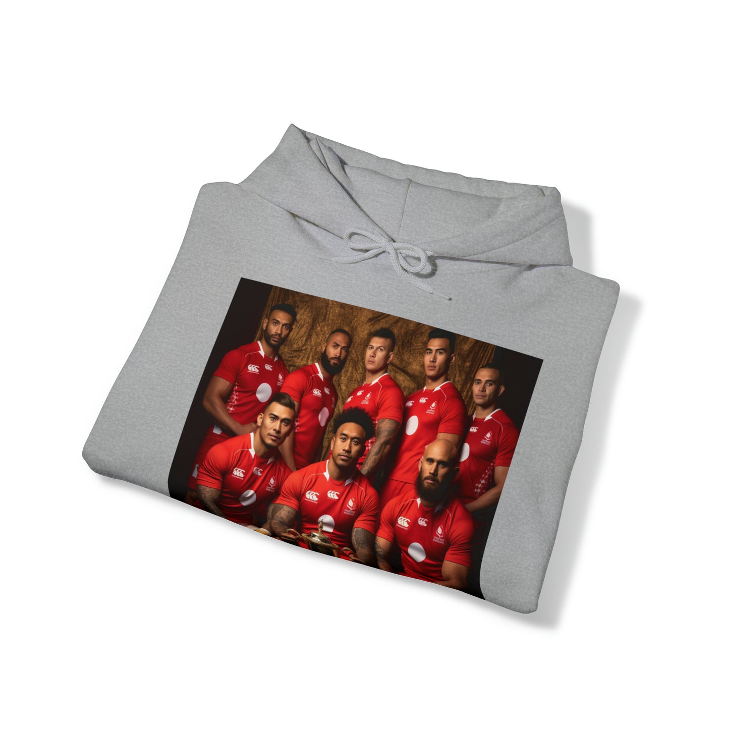 Tonga RWC photoshoot - light hoodies