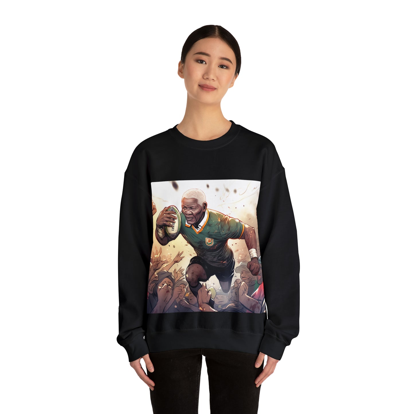 Rugby Mandela - black sweatshirt