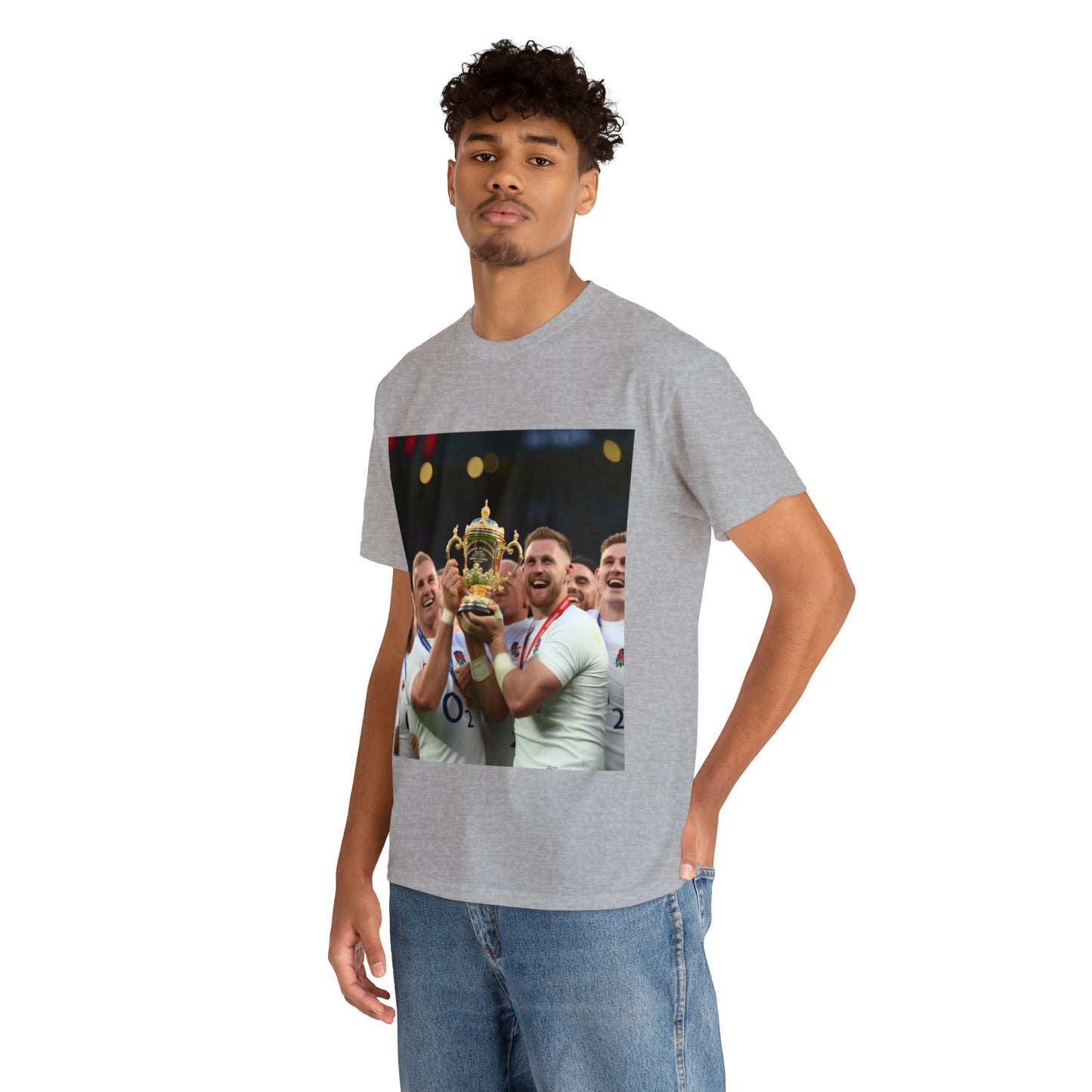 England Celebrating Winning World Cup - light shirts