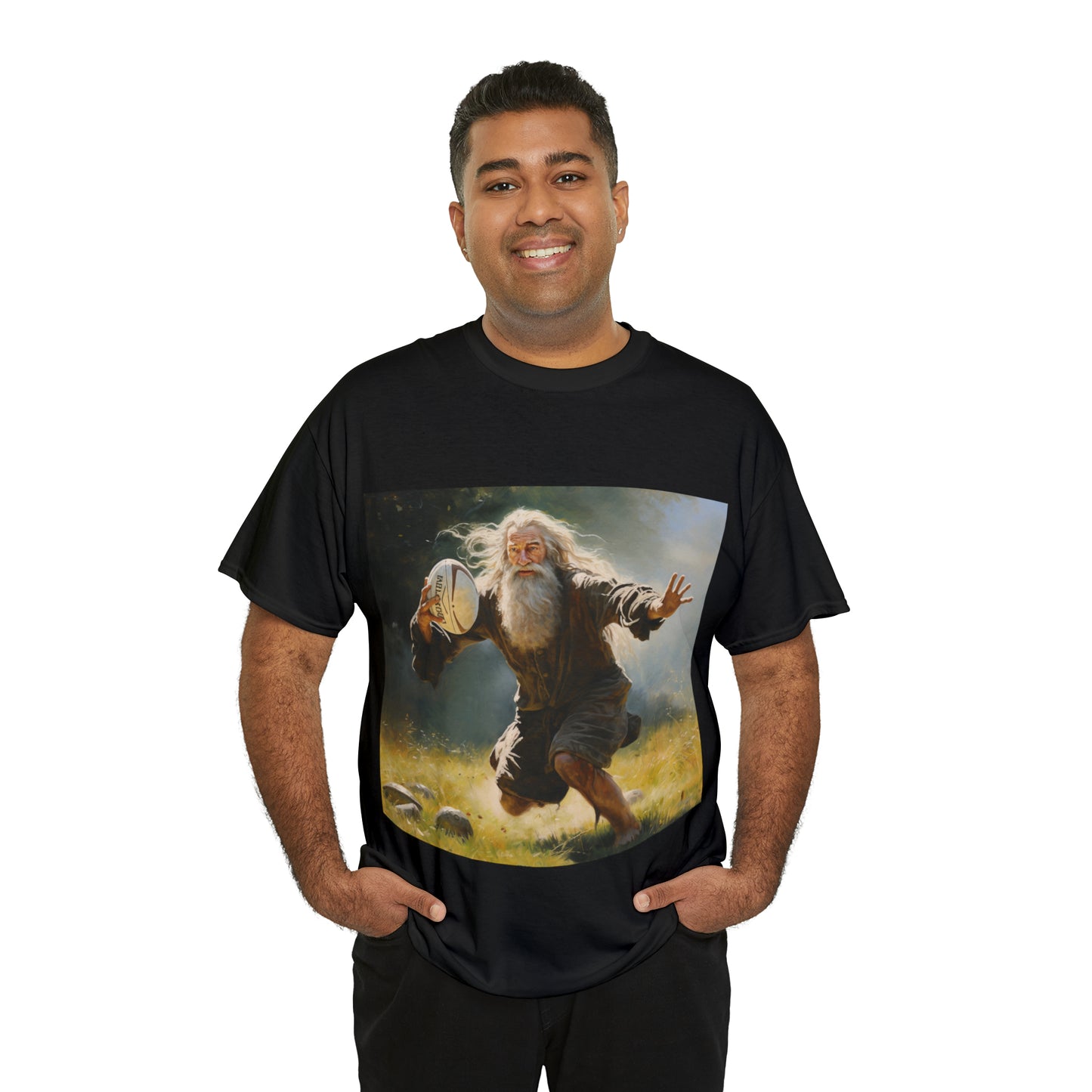Rugby Gandalf - black shirt