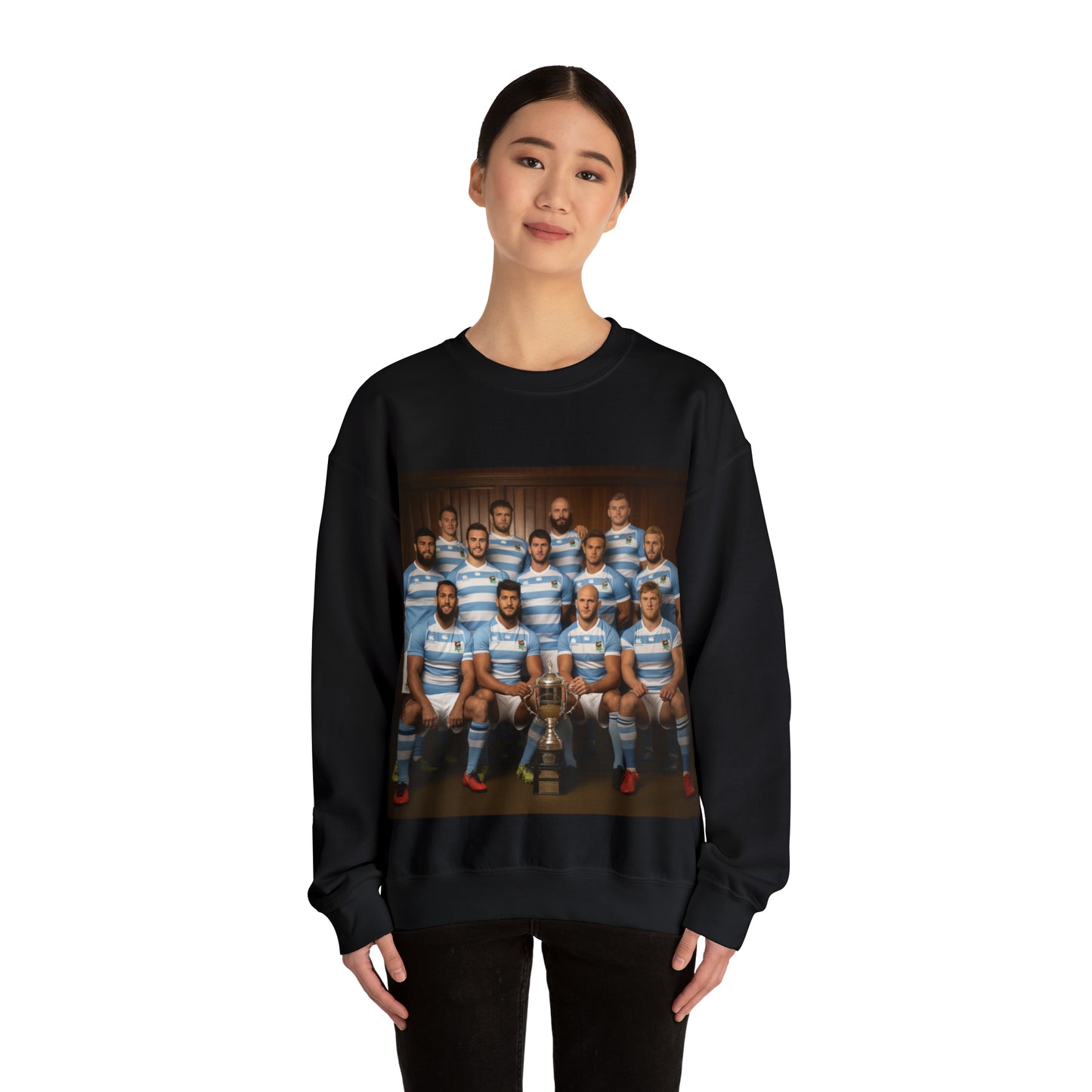 Pumas RWC photoshoot - black sweatshirt