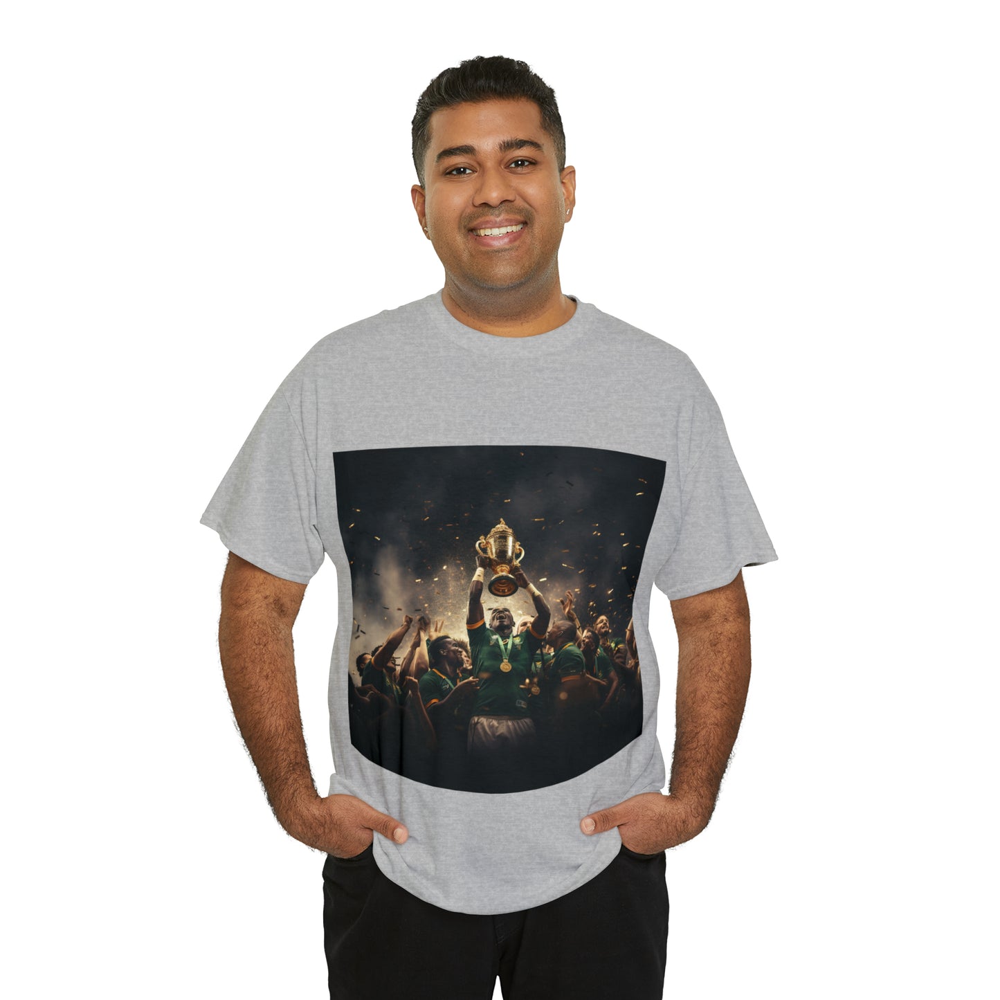 Springboks lifting RWC - light shirts