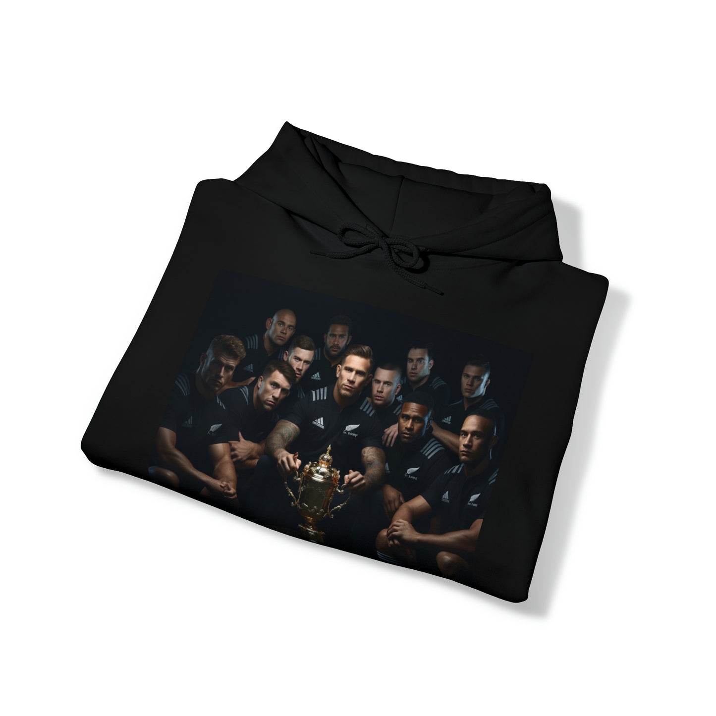 All Blacks Winners Photoshoot - black hoodie