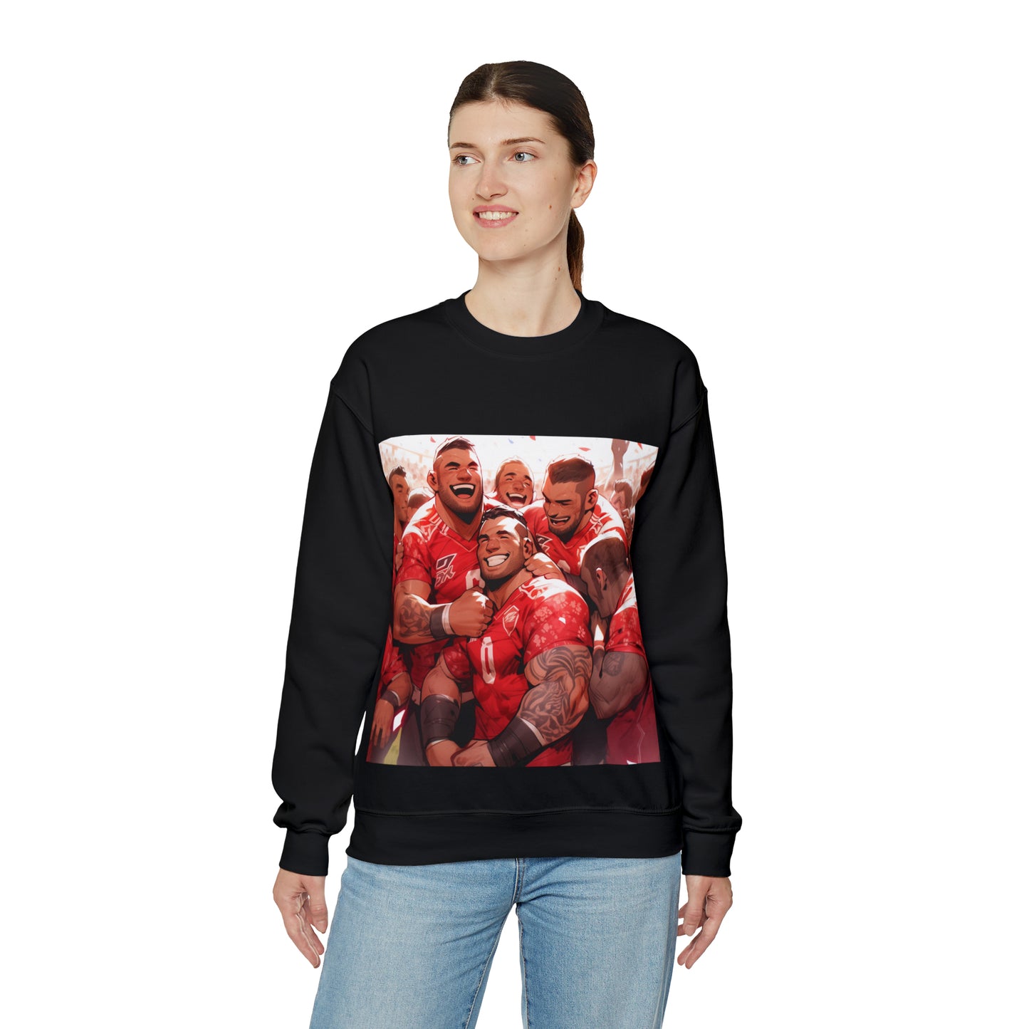 Happy Tonga - black sweatshirt