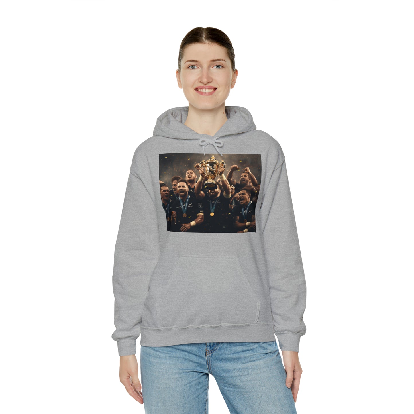 All Blacks World Cup Winners - light hoodies