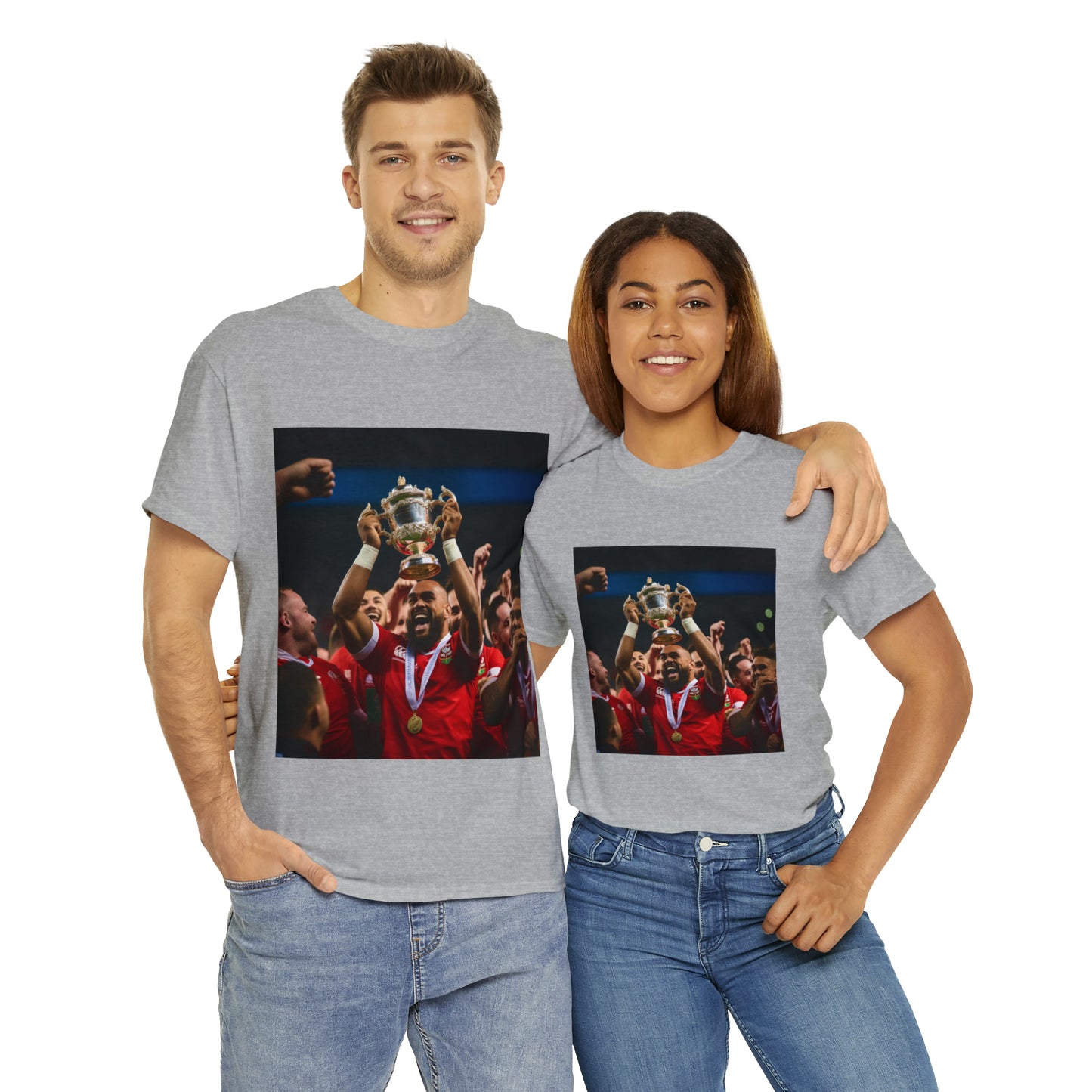 Tonga lifting the RWC - light shirts