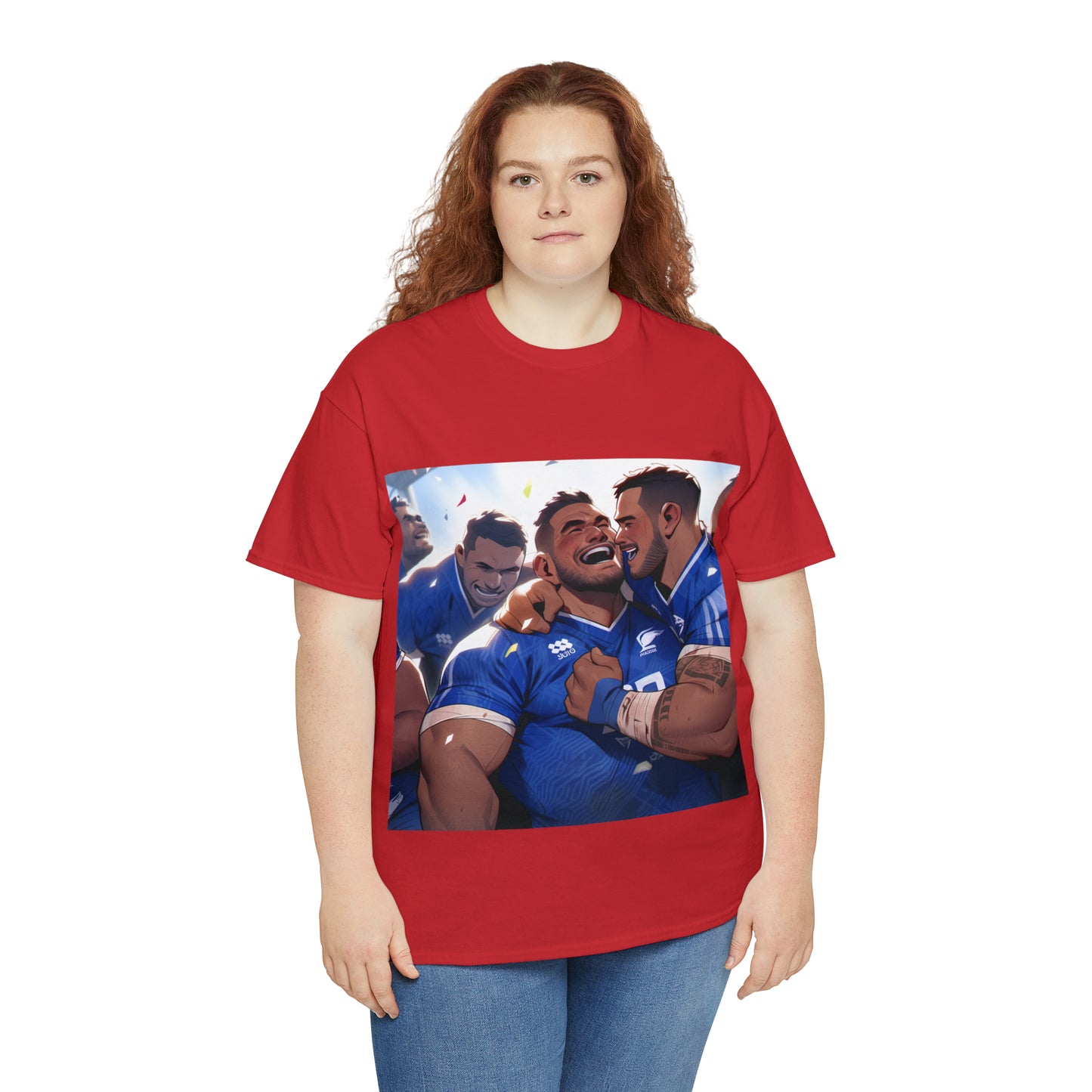 Post Match Samoa - dark shirts