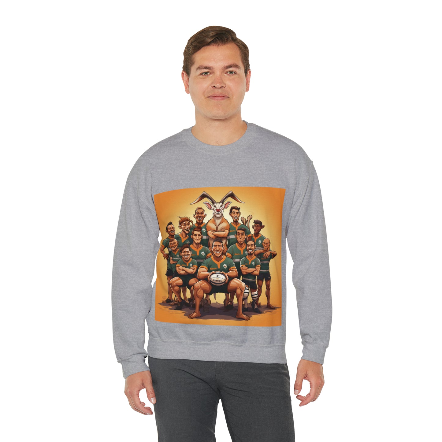 Springboks Team Photo - light sweatshirt
