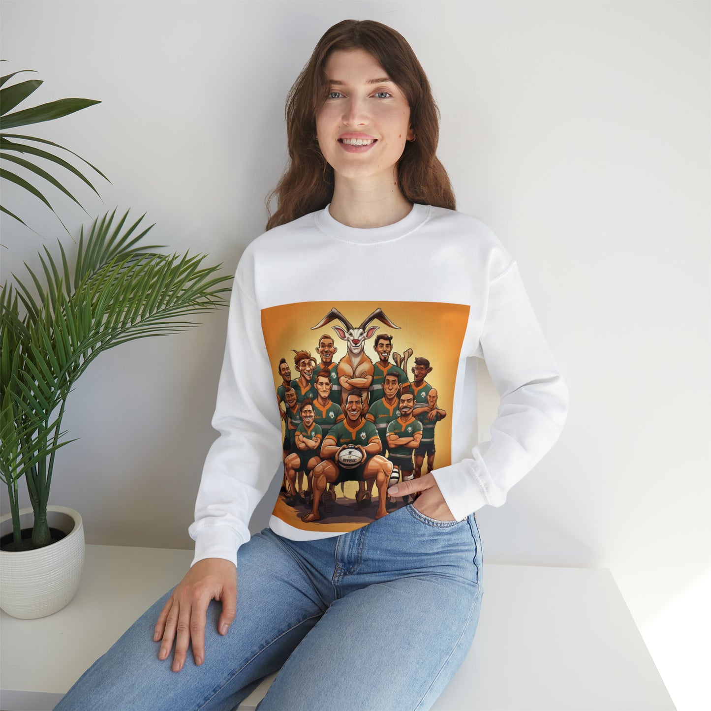 Springboks Team Photo - light sweatshirt