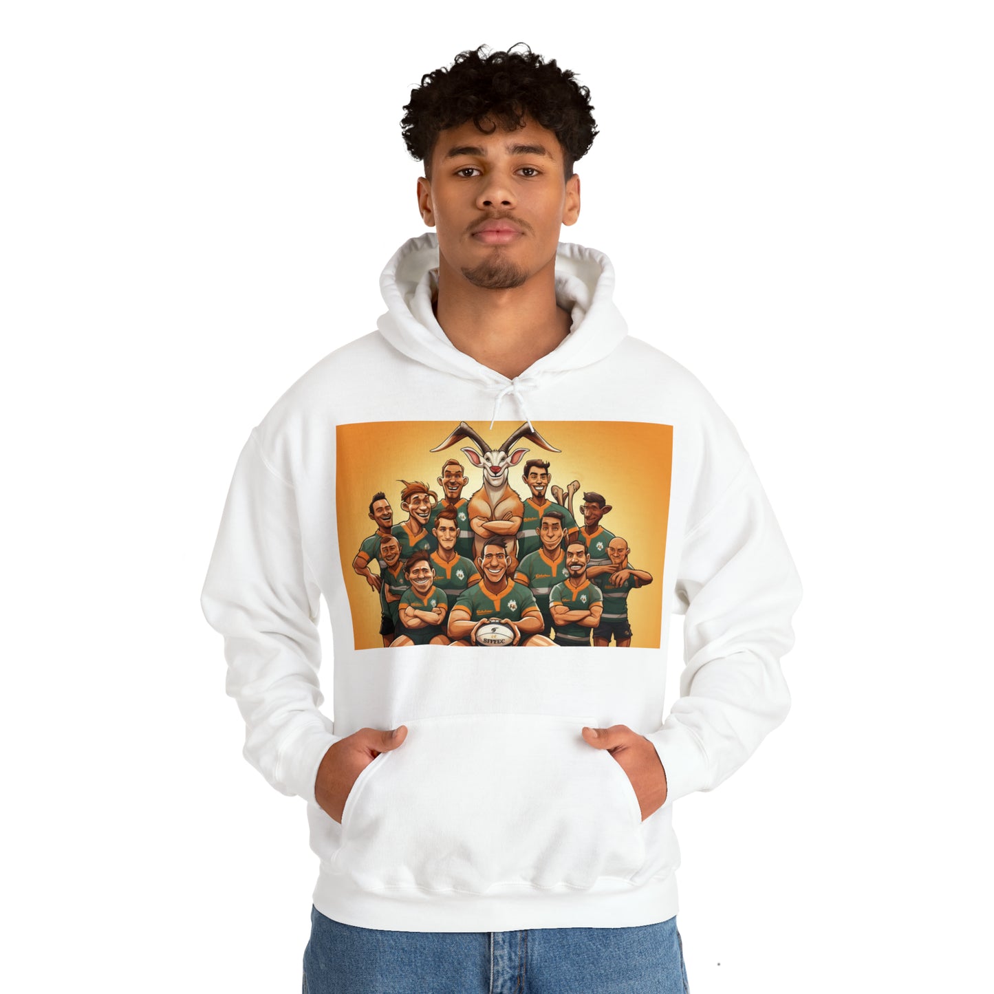 Springboks Team Photo - light hoodies