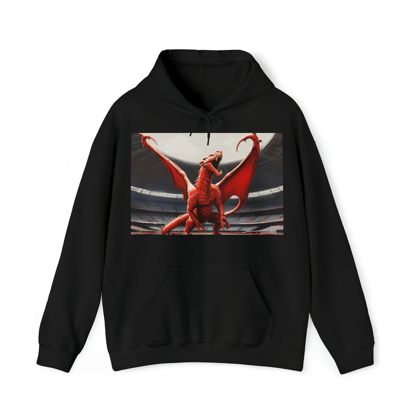 Welsh Dragon - dark hoodies