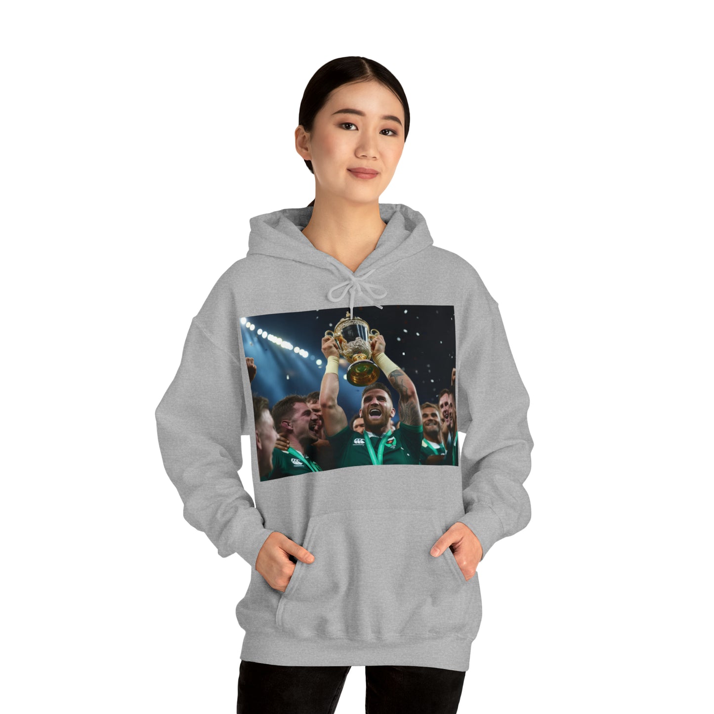 Ireland lifting the RWC - light hoodies