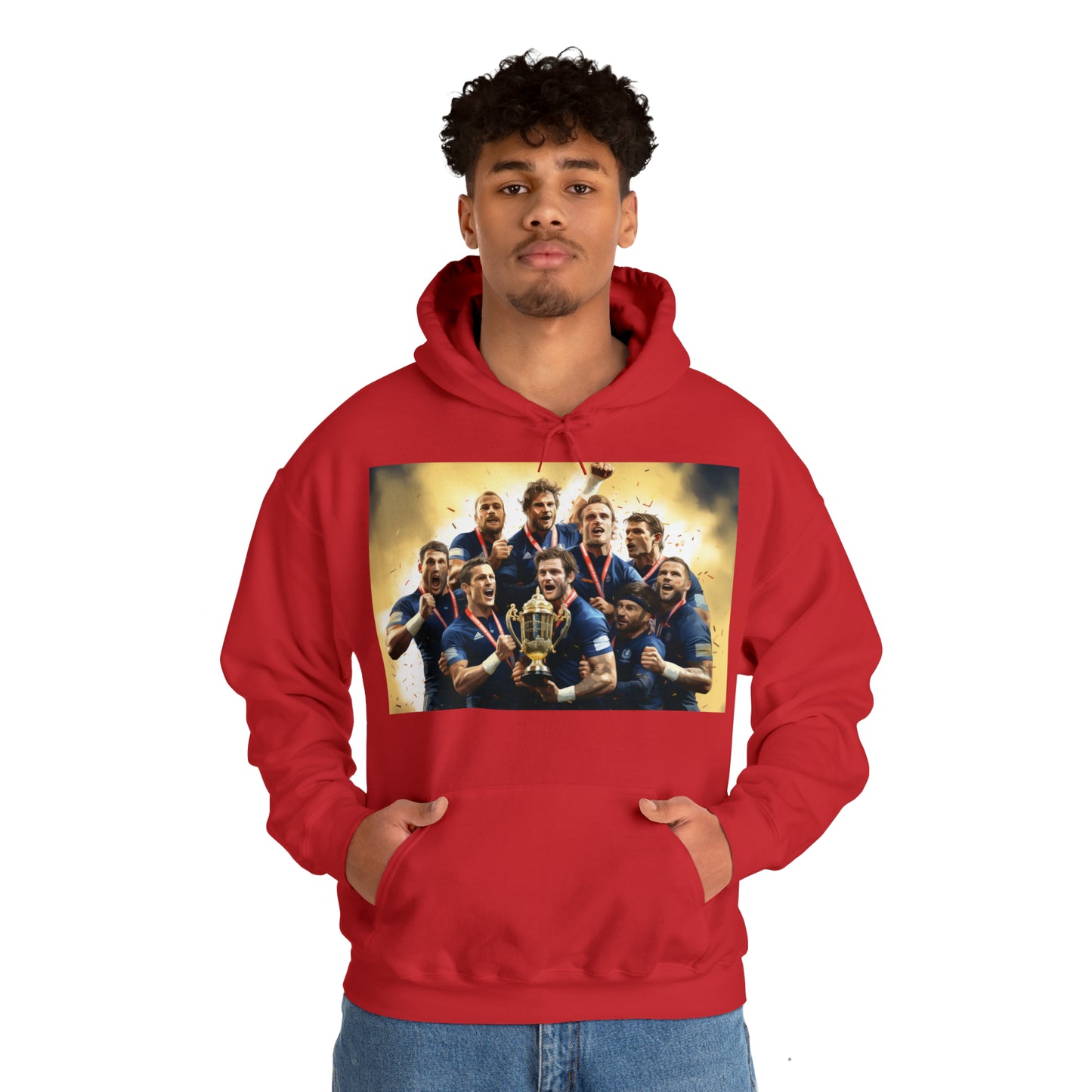 France Winning RWC 2023 - dark hoodies